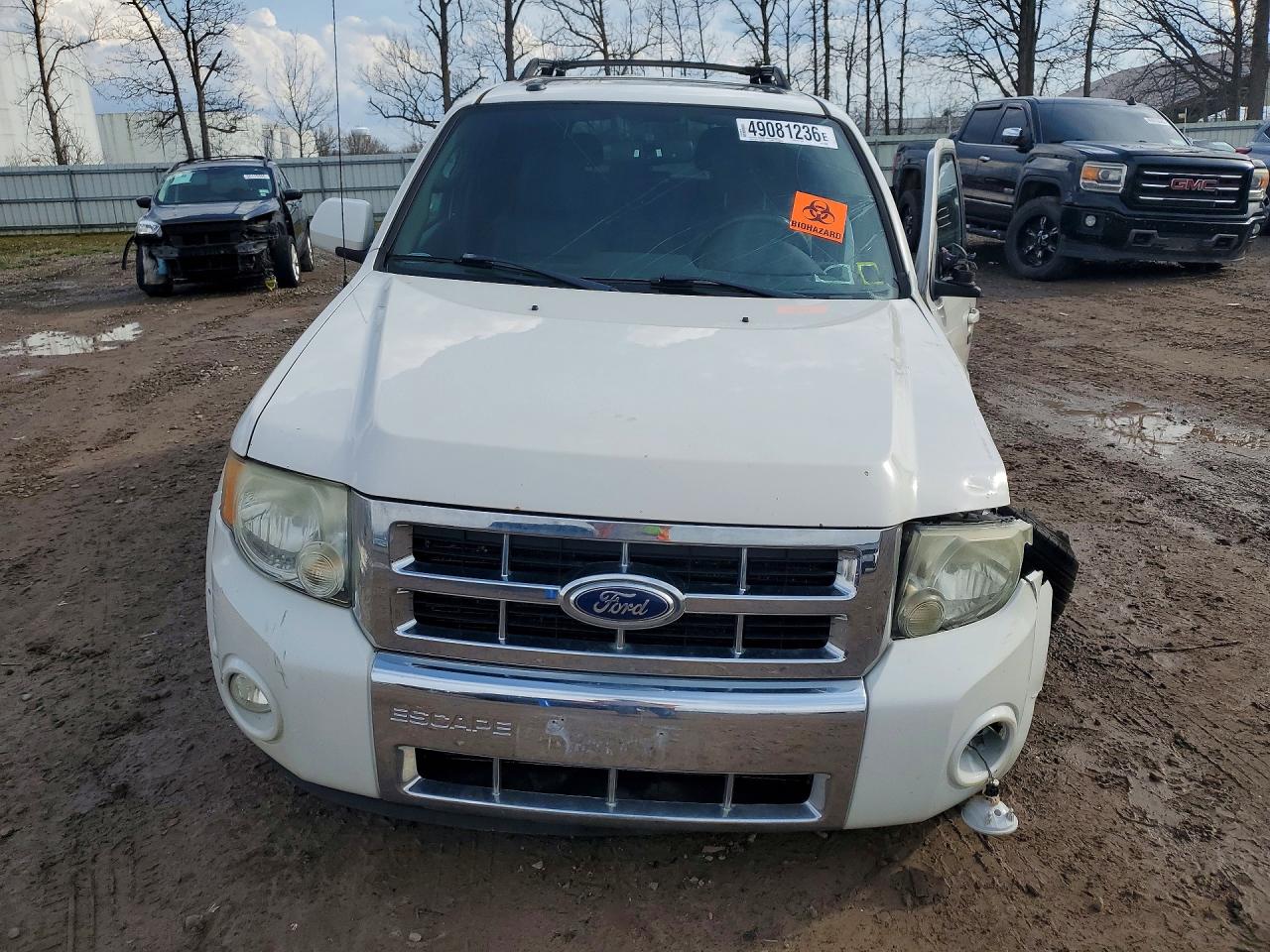 2011 Ford Escape Limited White vin: 1FMCU9EG5BKB69932