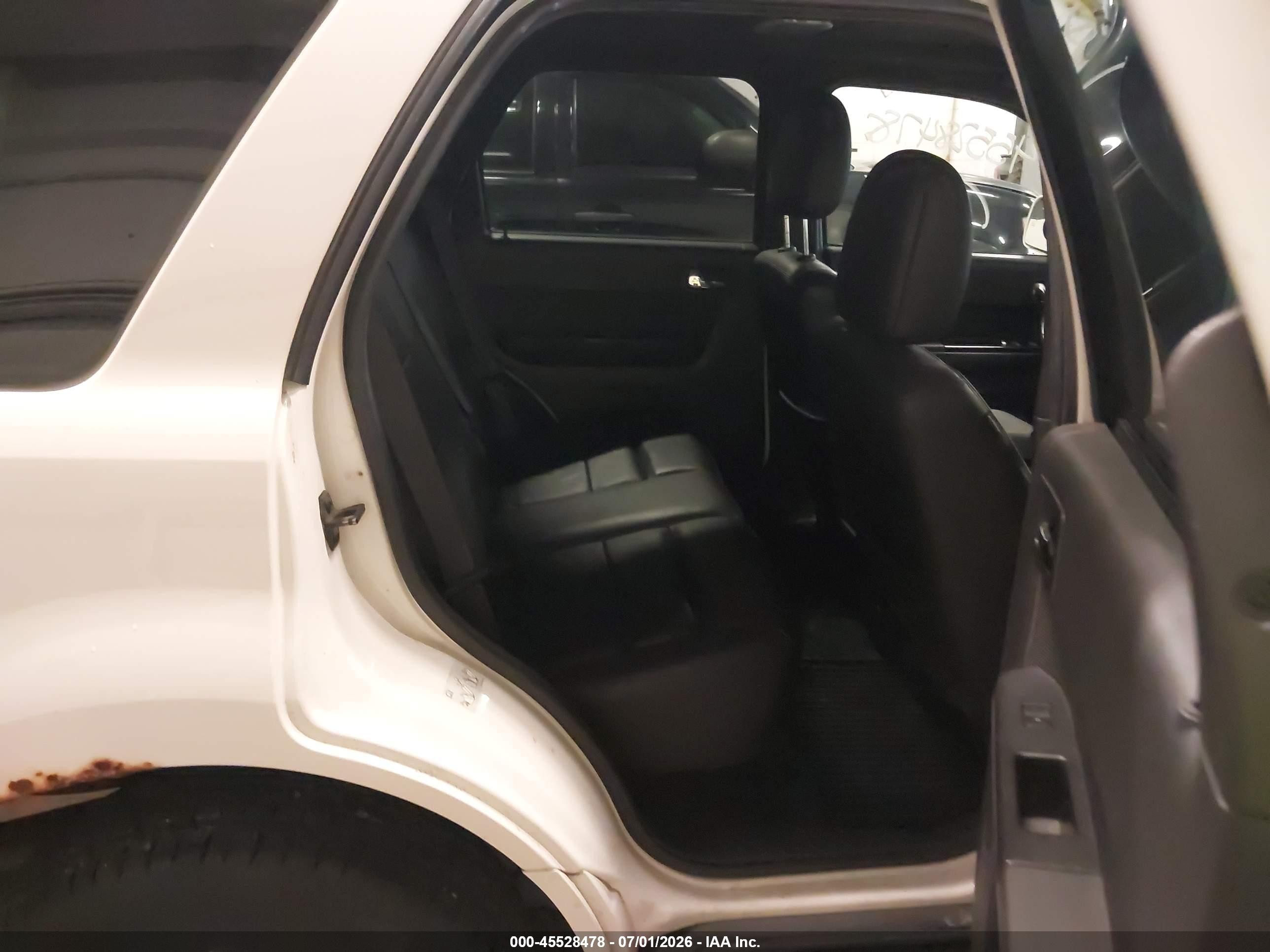 2011 Ford Escape Limited White vin: 1FMCU9EG5BKB78680
