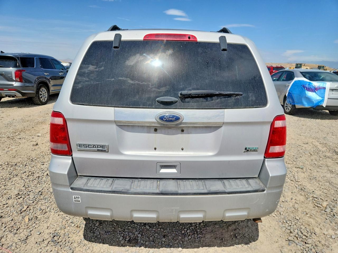 2011 Ford Escape Limited Silver vin: 1FMCU9EG5BKC13718