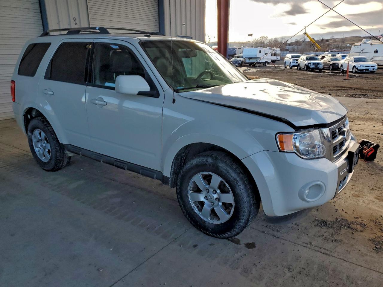 2011 Ford Escape Limited White vin: 1FMCU9EG5BKC42734