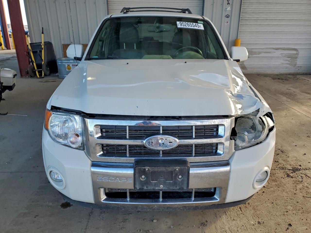 2011 Ford Escape Limited White vin: 1FMCU9EG5BKC42734