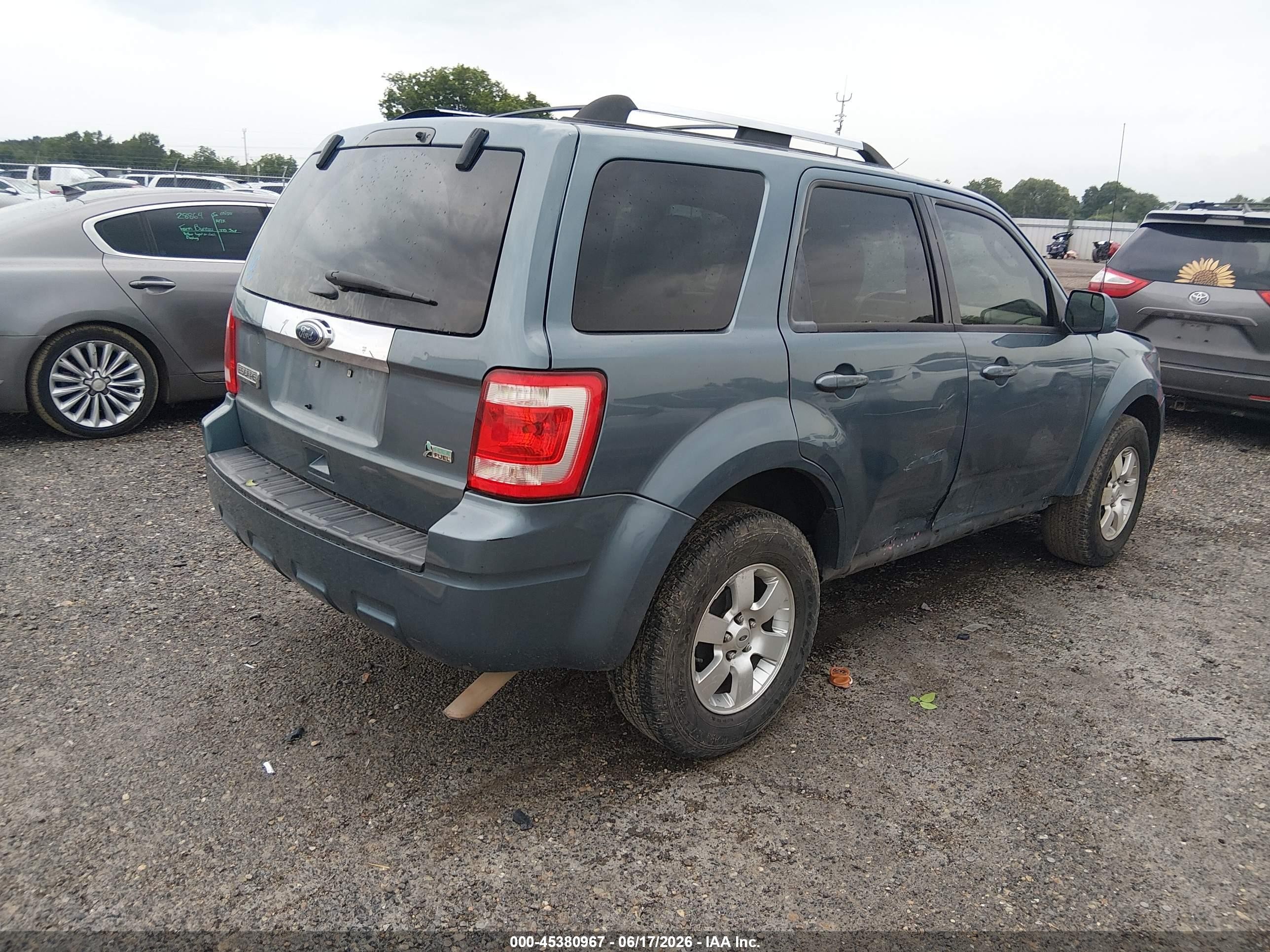 2011 Ford Escape Limited Blue vin: 1FMCU9EG5BKC48856