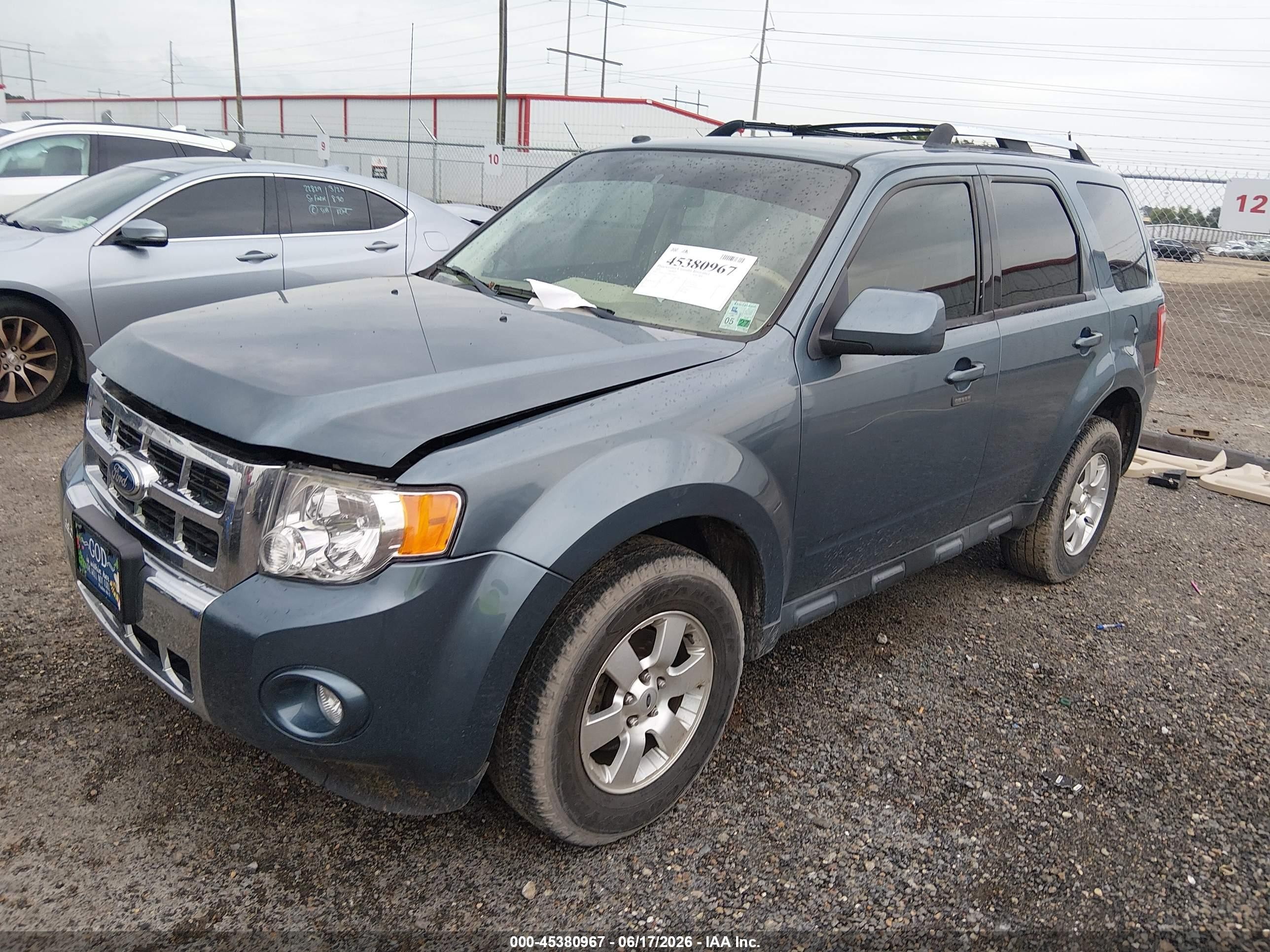 2011 Ford Escape Limited Blue vin: 1FMCU9EG5BKC48856