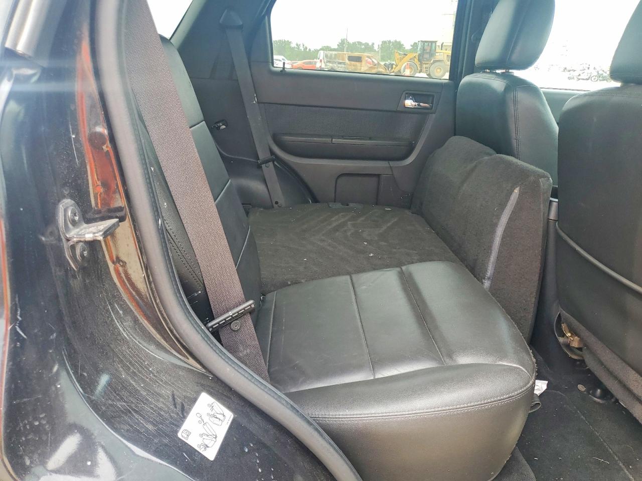 2011 Ford Escape Limited Черный vin: 1FMCU9EG5BKC63194