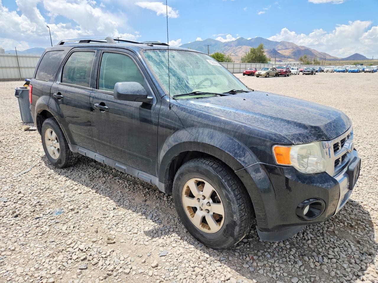 2012 Ford Escape Limited Black vin: 1FMCU9EG5CKA16307