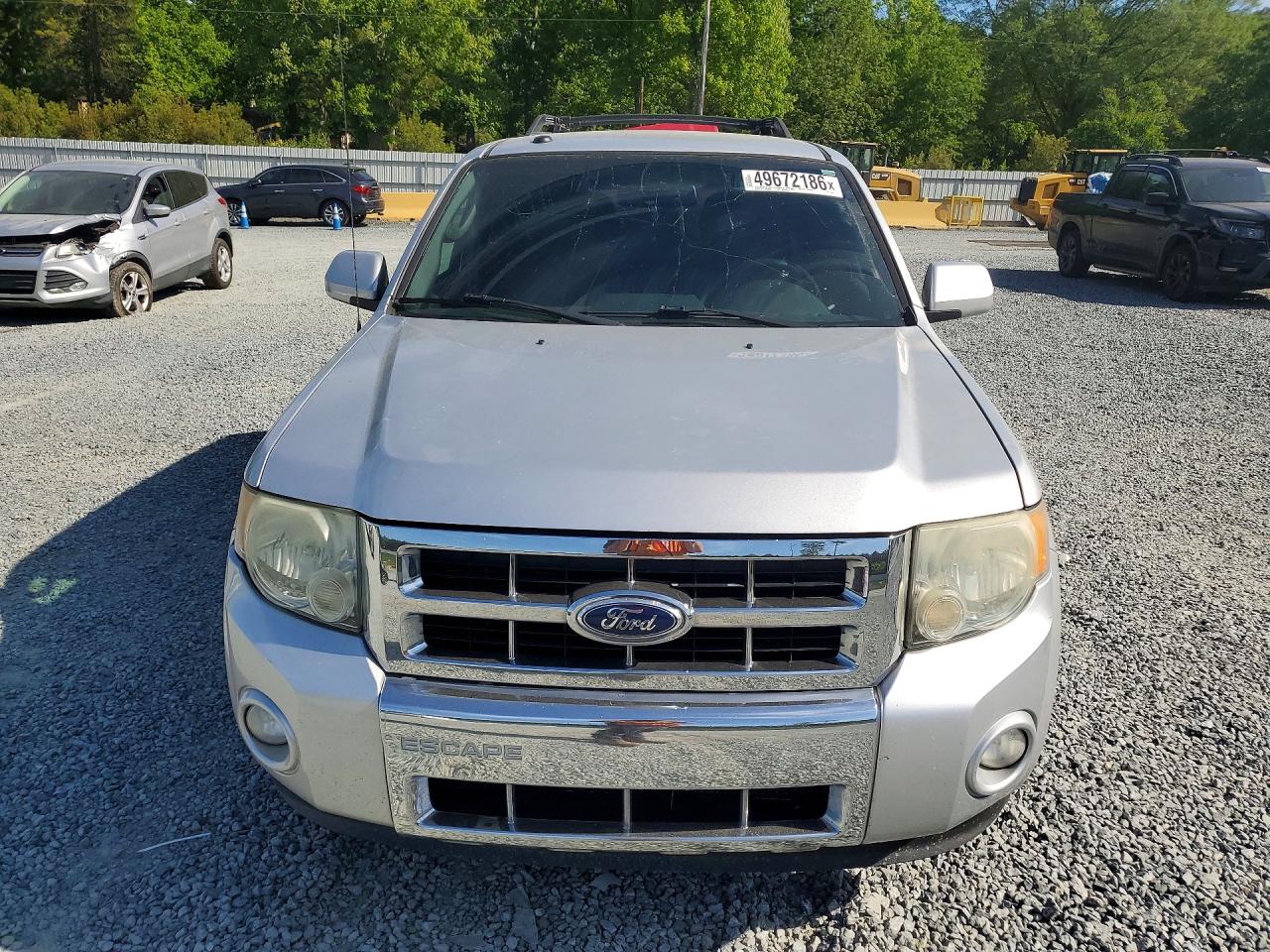 2012 Ford Escape Limited Silver vin: 1FMCU9EG5CKA48657