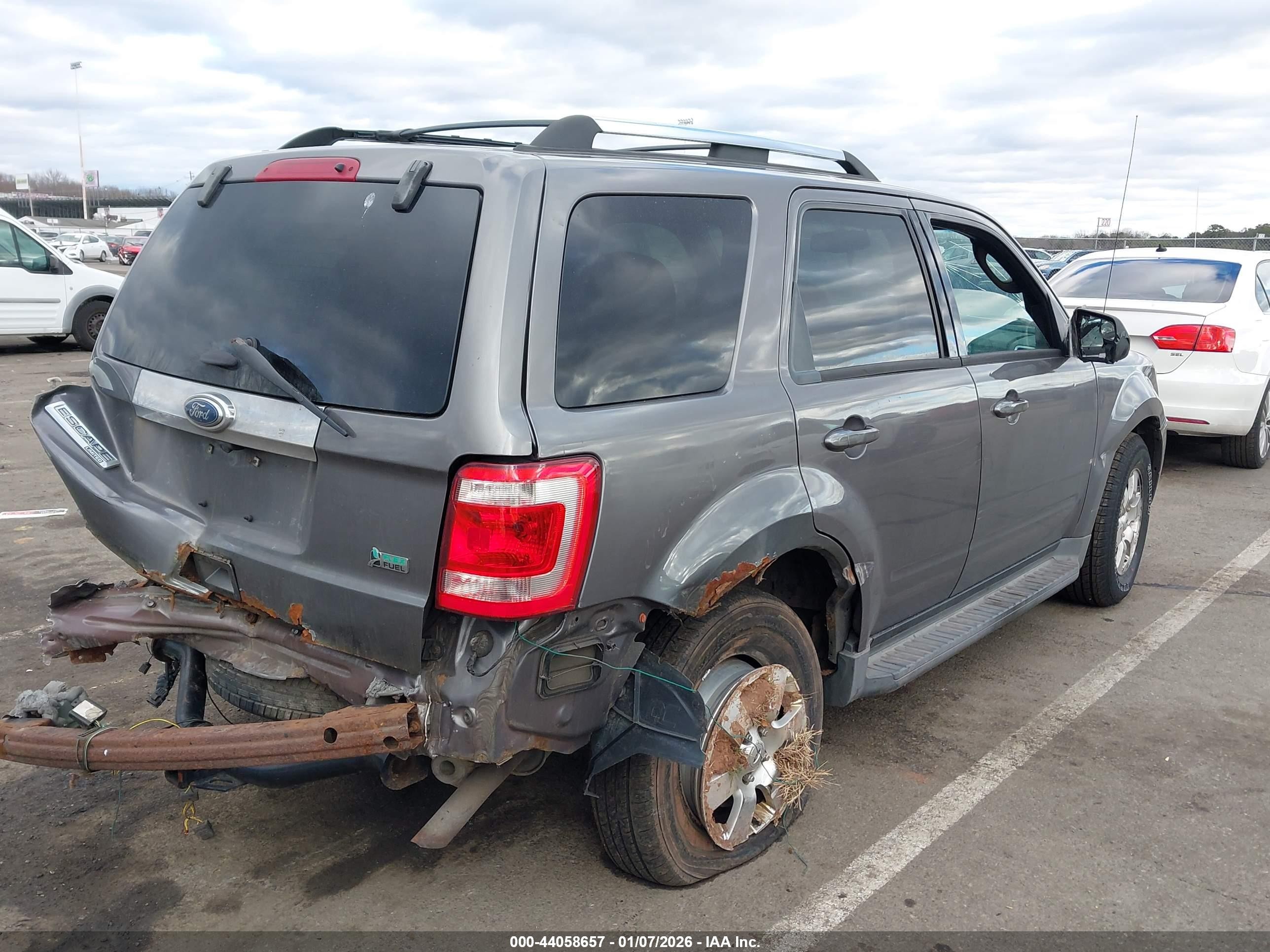 2012 Ford Escape Limited Gray vin: 1FMCU9EG5CKA63434