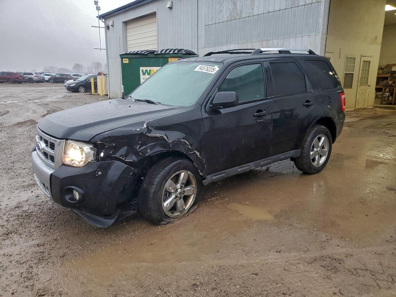 2012 Ford Escape Limited Black vin: 1FMCU9EG5CKB77370
