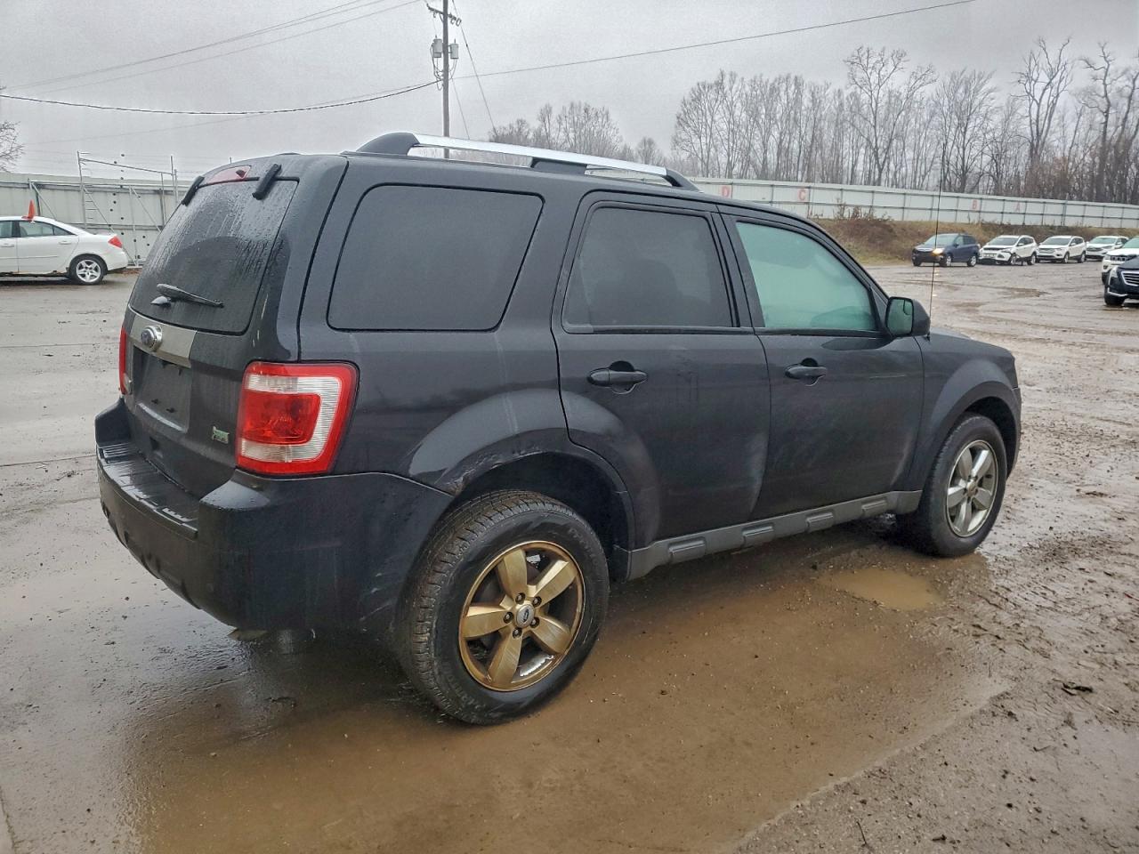 2012 Ford Escape Limited Black vin: 1FMCU9EG5CKB77370