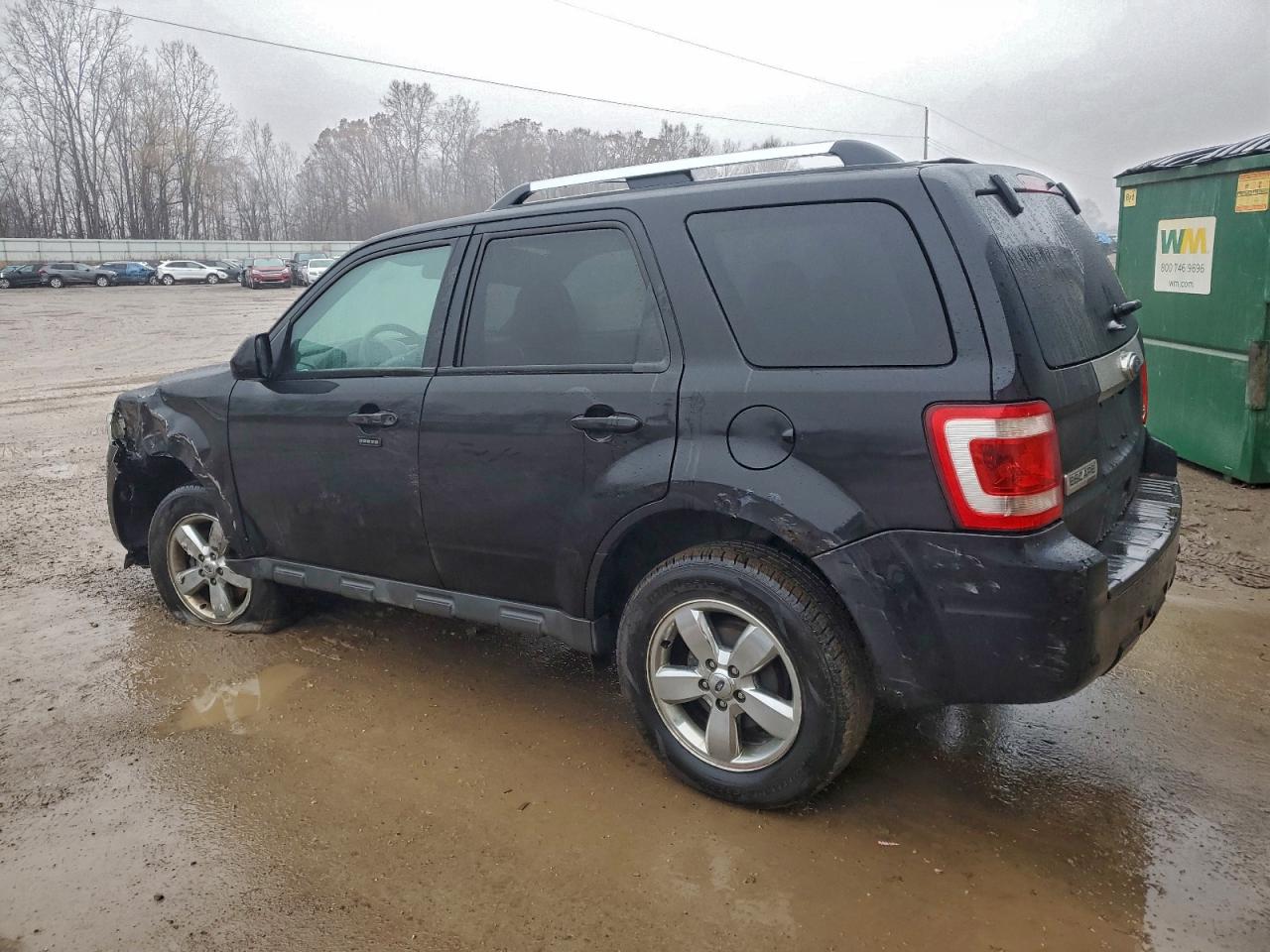 2012 Ford Escape Limited Black vin: 1FMCU9EG5CKB77370