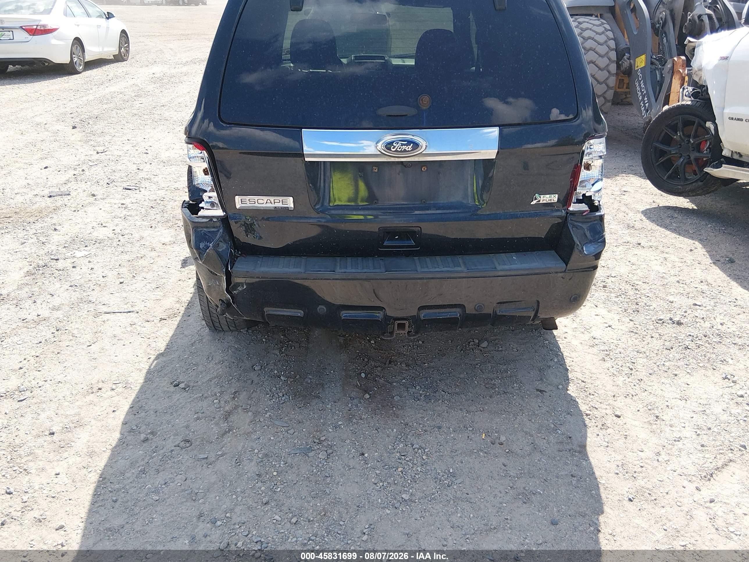 2012 Ford Escape Limited Black vin: 1FMCU9EG5CKB86957