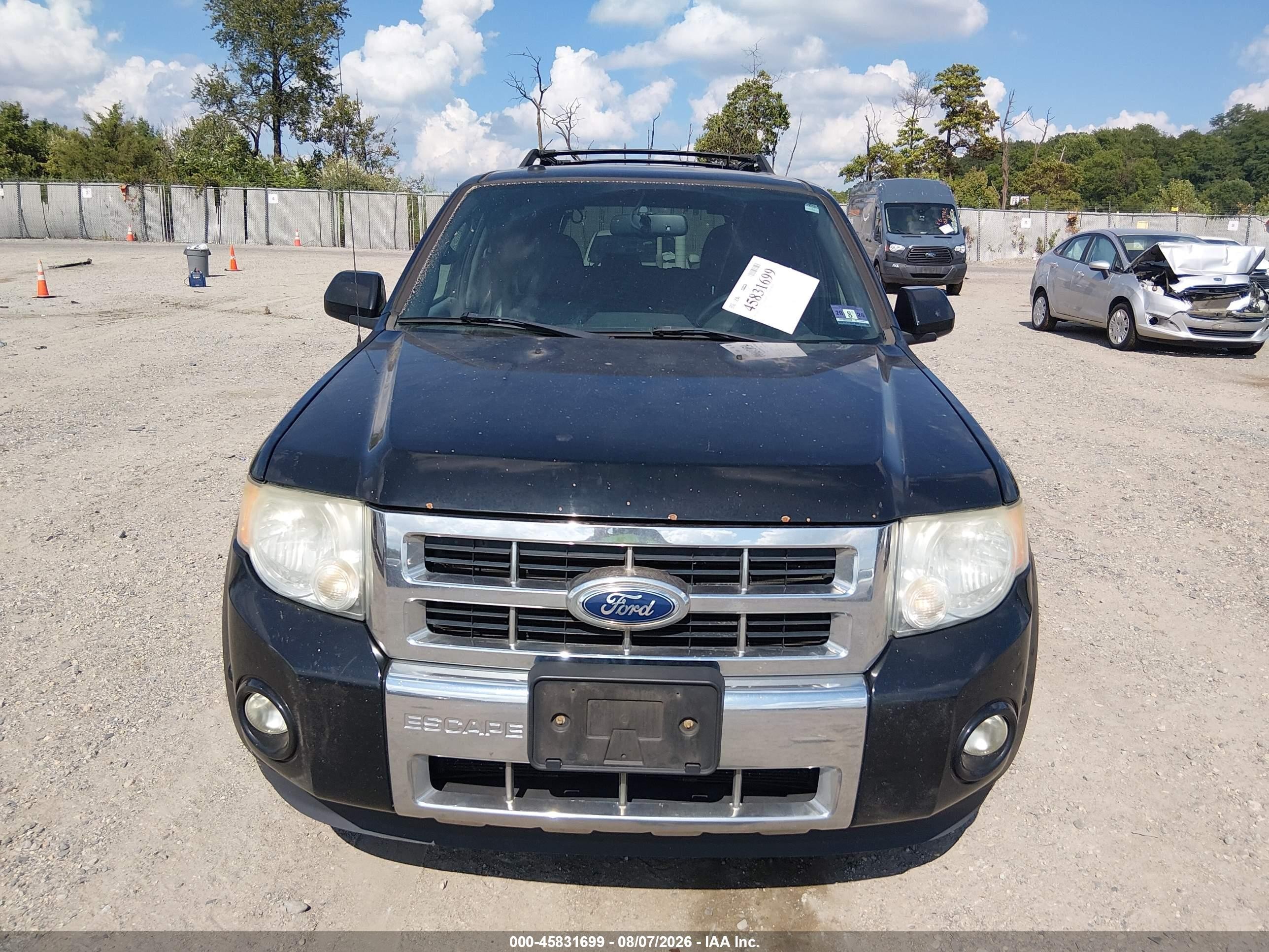 2012 Ford Escape Limited Black vin: 1FMCU9EG5CKB86957