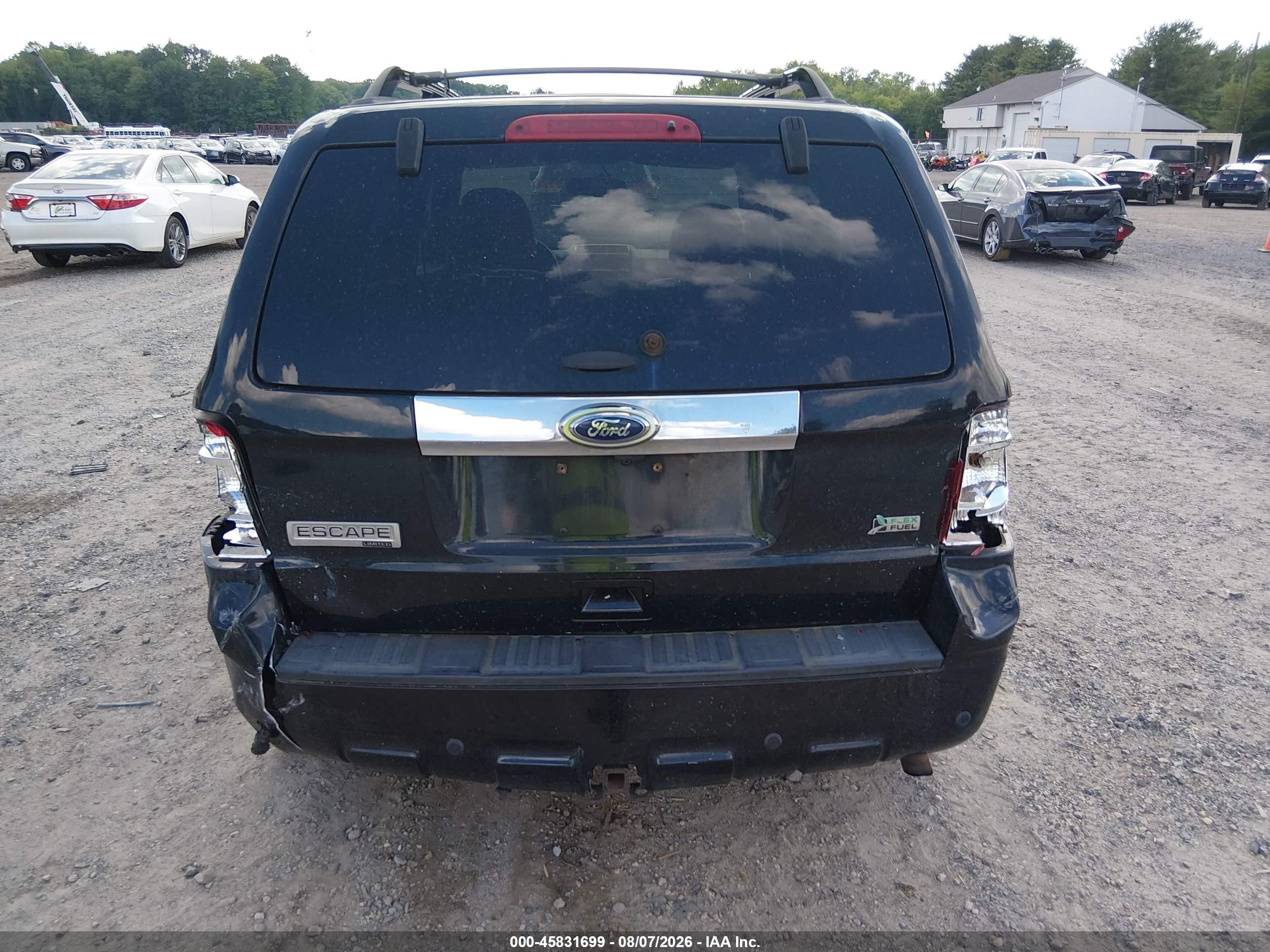 2012 Ford Escape Limited Black vin: 1FMCU9EG5CKB86957
