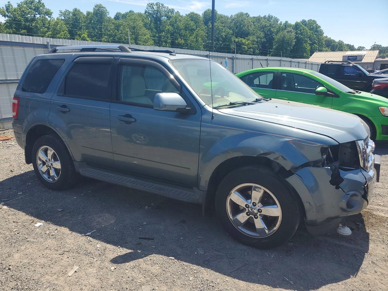 2012 Ford Escape Limited Blue vin: 1FMCU9EG5CKB87381