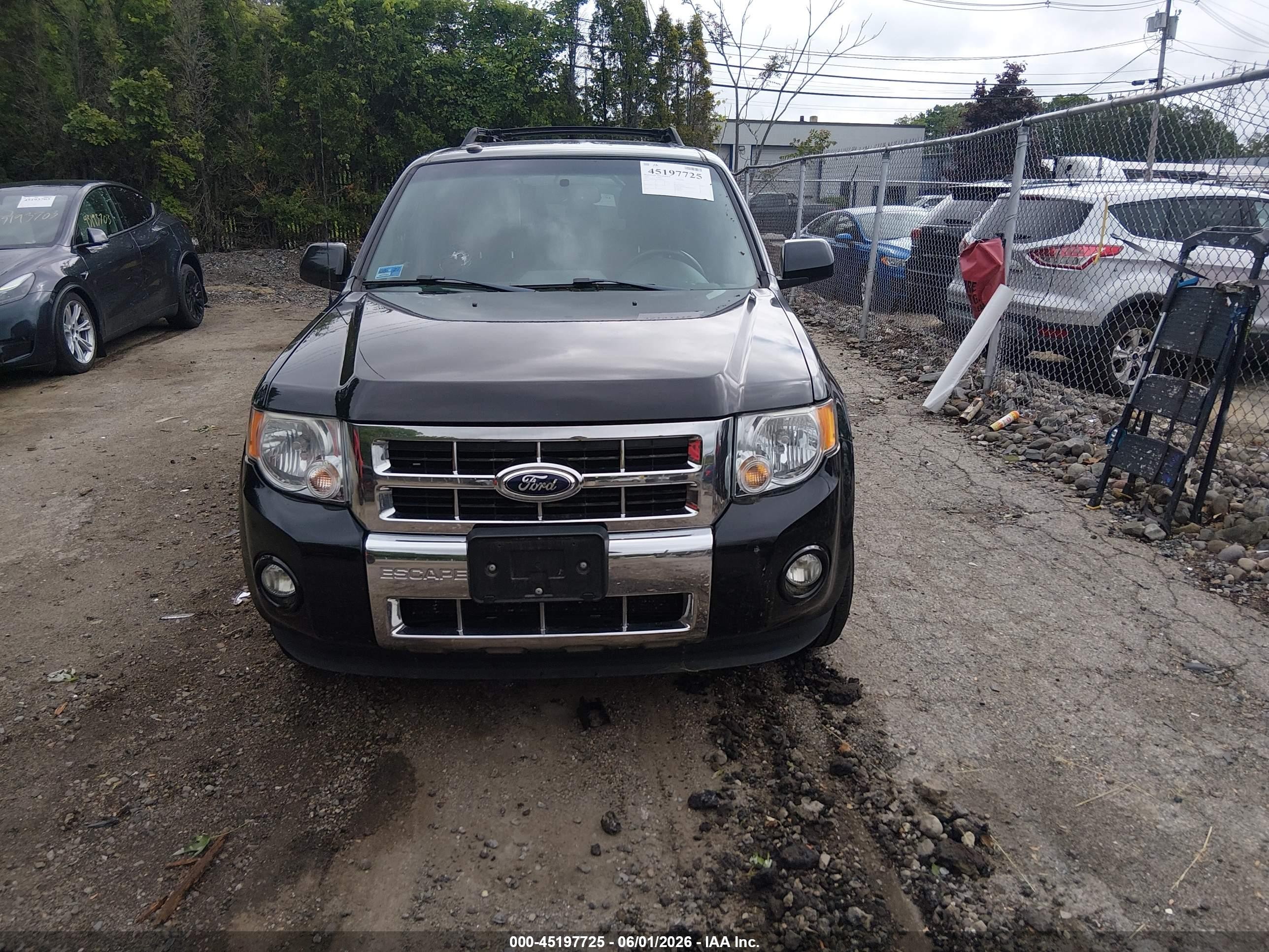 2012 Ford Escape Limited Black vin: 1FMCU9EG5CKB98476