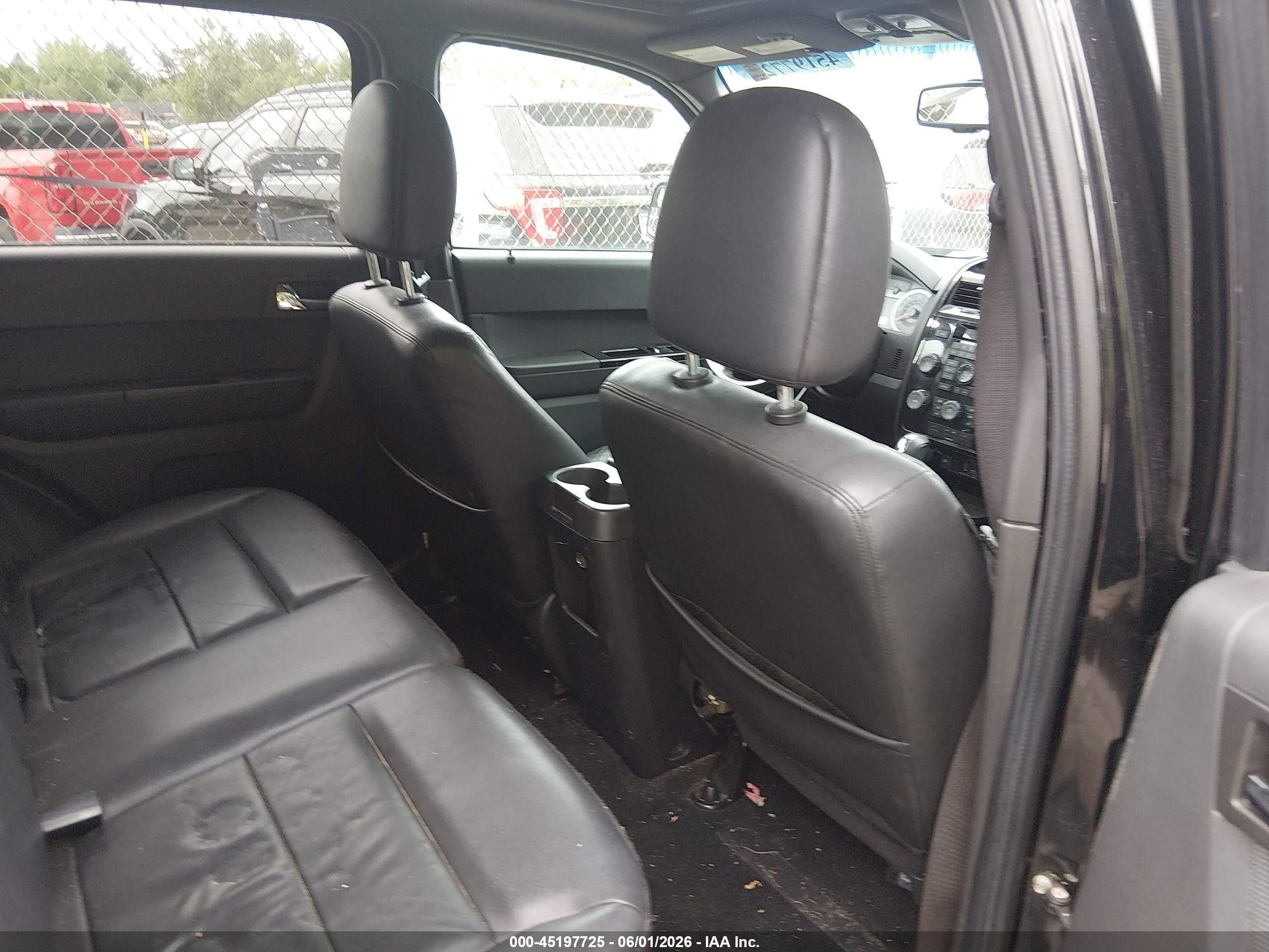 2012 Ford Escape Limited Black vin: 1FMCU9EG5CKB98476