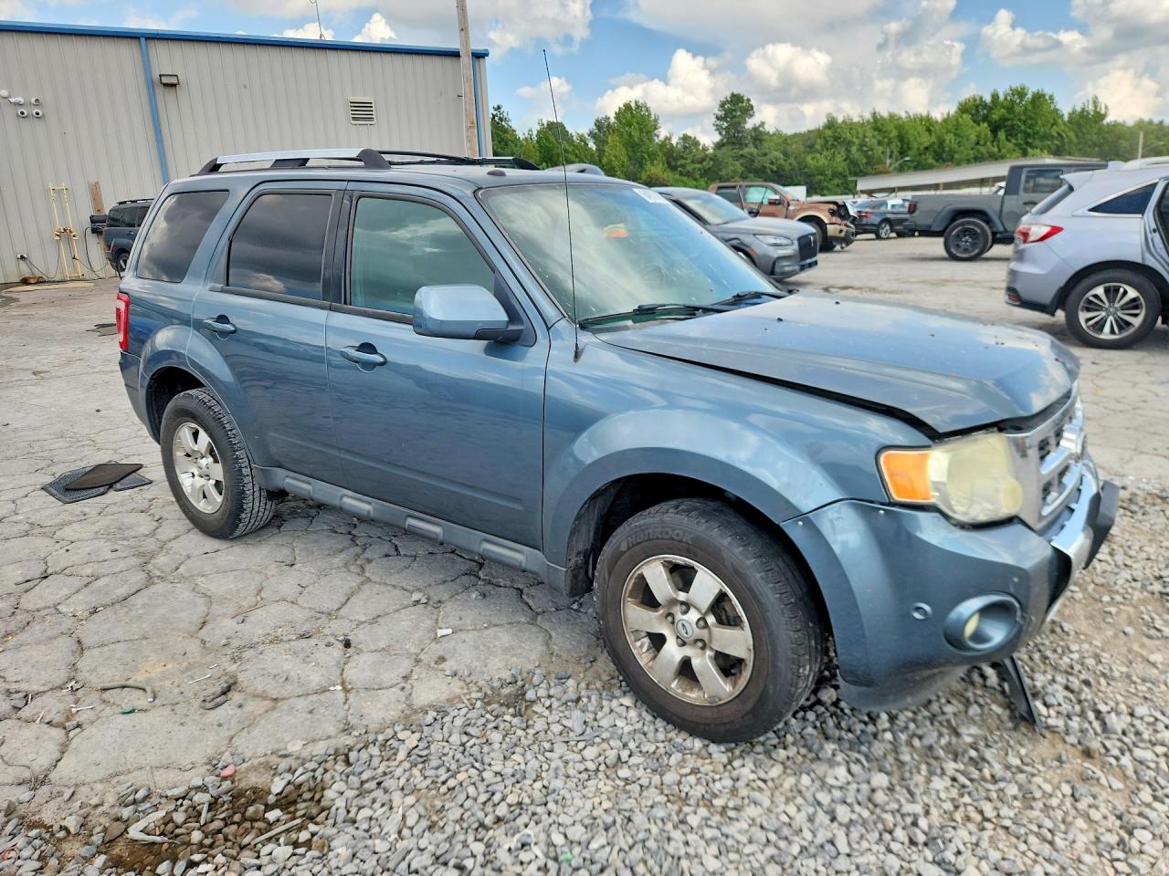 2012 Ford Escape Limited Синий vin: 1FMCU9EG5CKC01649