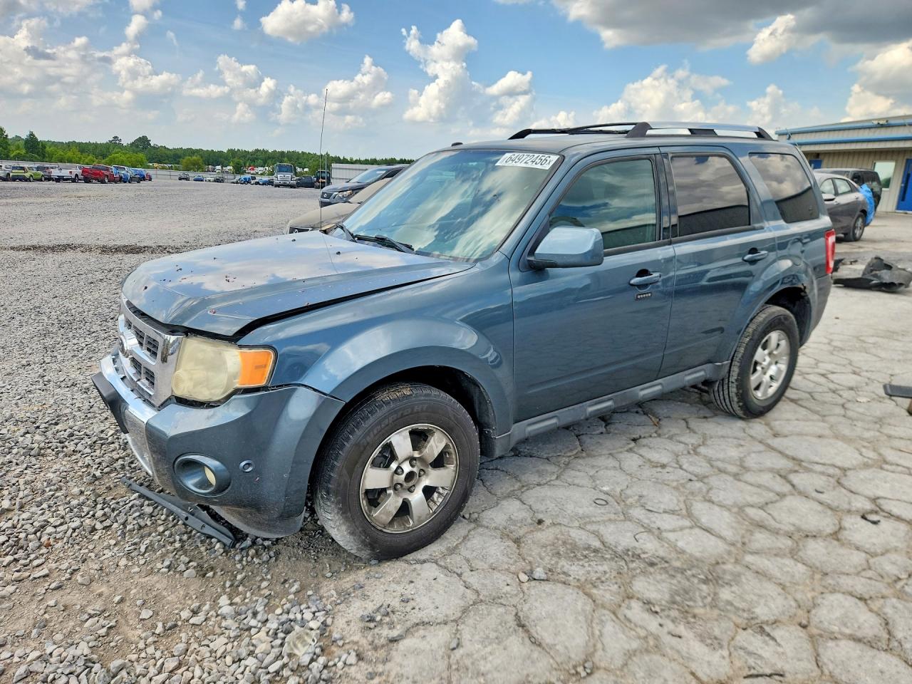 2012 Ford Escape Limited Синий vin: 1FMCU9EG5CKC01649
