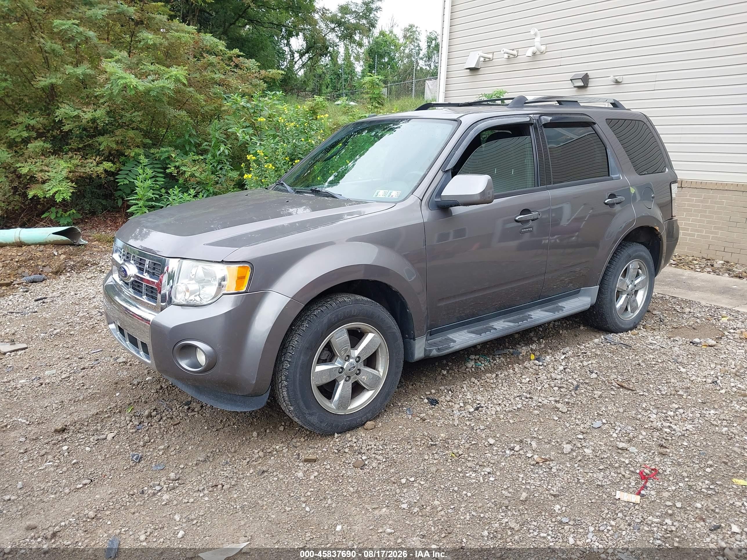 2012 Ford Escape Limited Gray vin: 1FMCU9EG5CKC25417