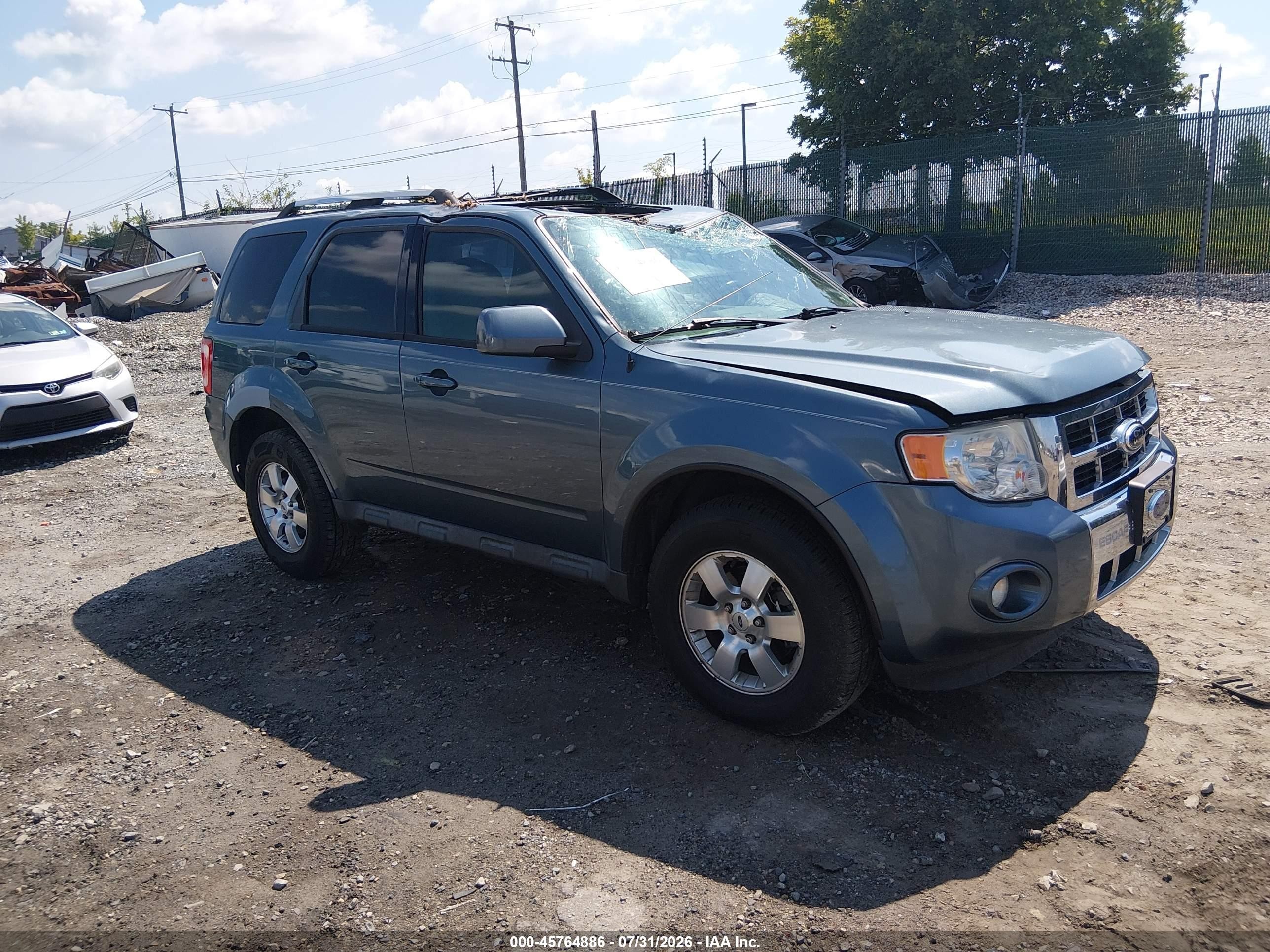 2012 Ford Escape Limited Black vin: 1FMCU9EG5CKC74262
