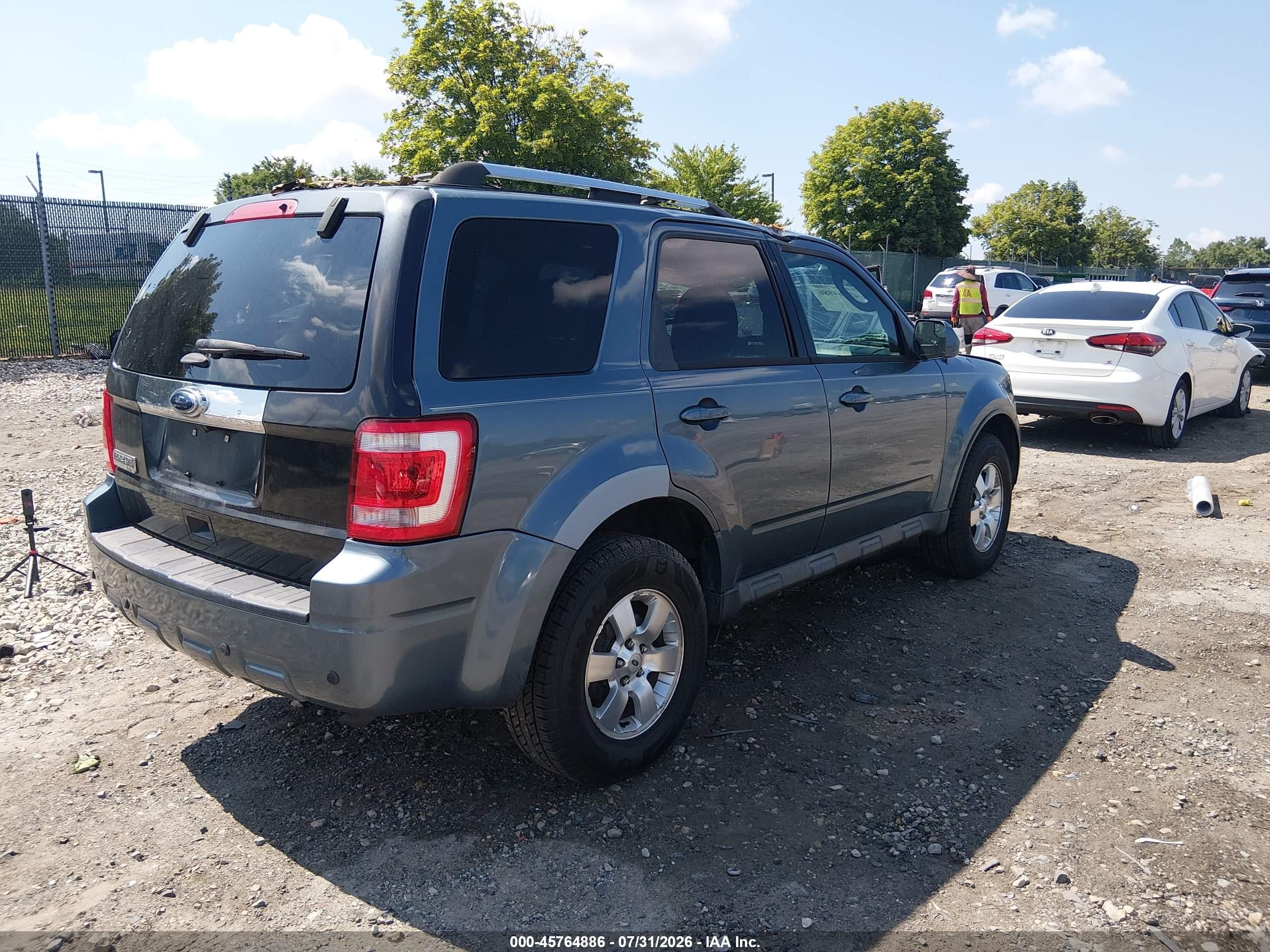 2012 Ford Escape Limited Black vin: 1FMCU9EG5CKC74262