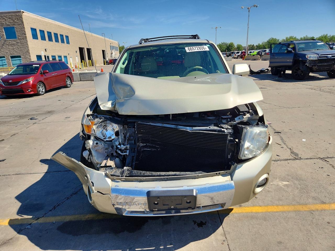 2010 Ford Escape Limited Beige vin: 1FMCU9EG6AKA71183
