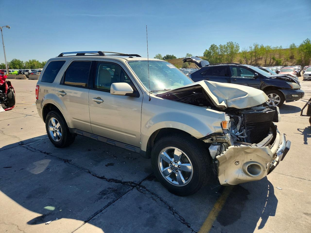 2010 Ford Escape Limited Beige vin: 1FMCU9EG6AKA71183