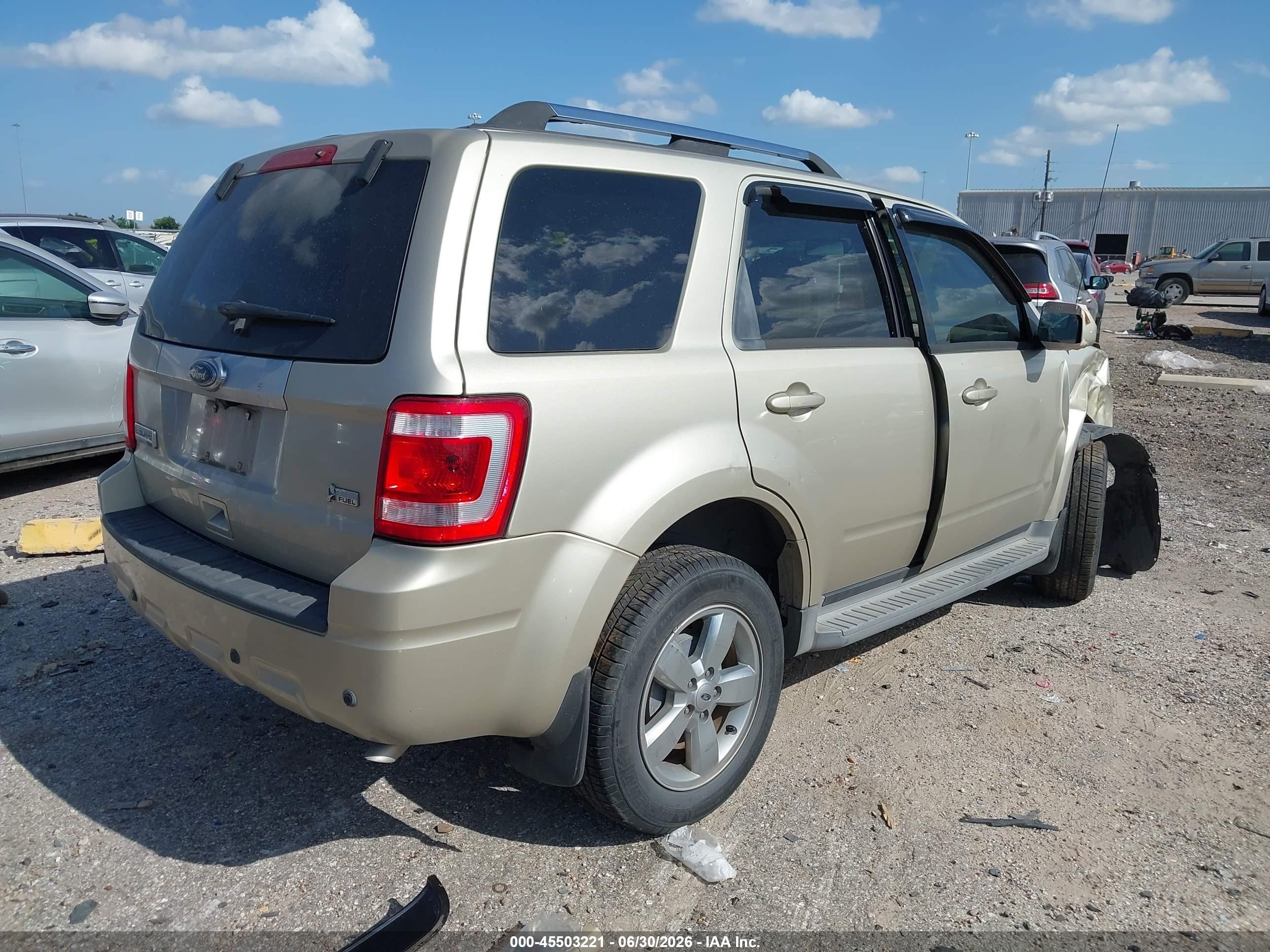 2011 Ford Escape Limited Желто-коричневый vin: 1FMCU9EG6BKA47810