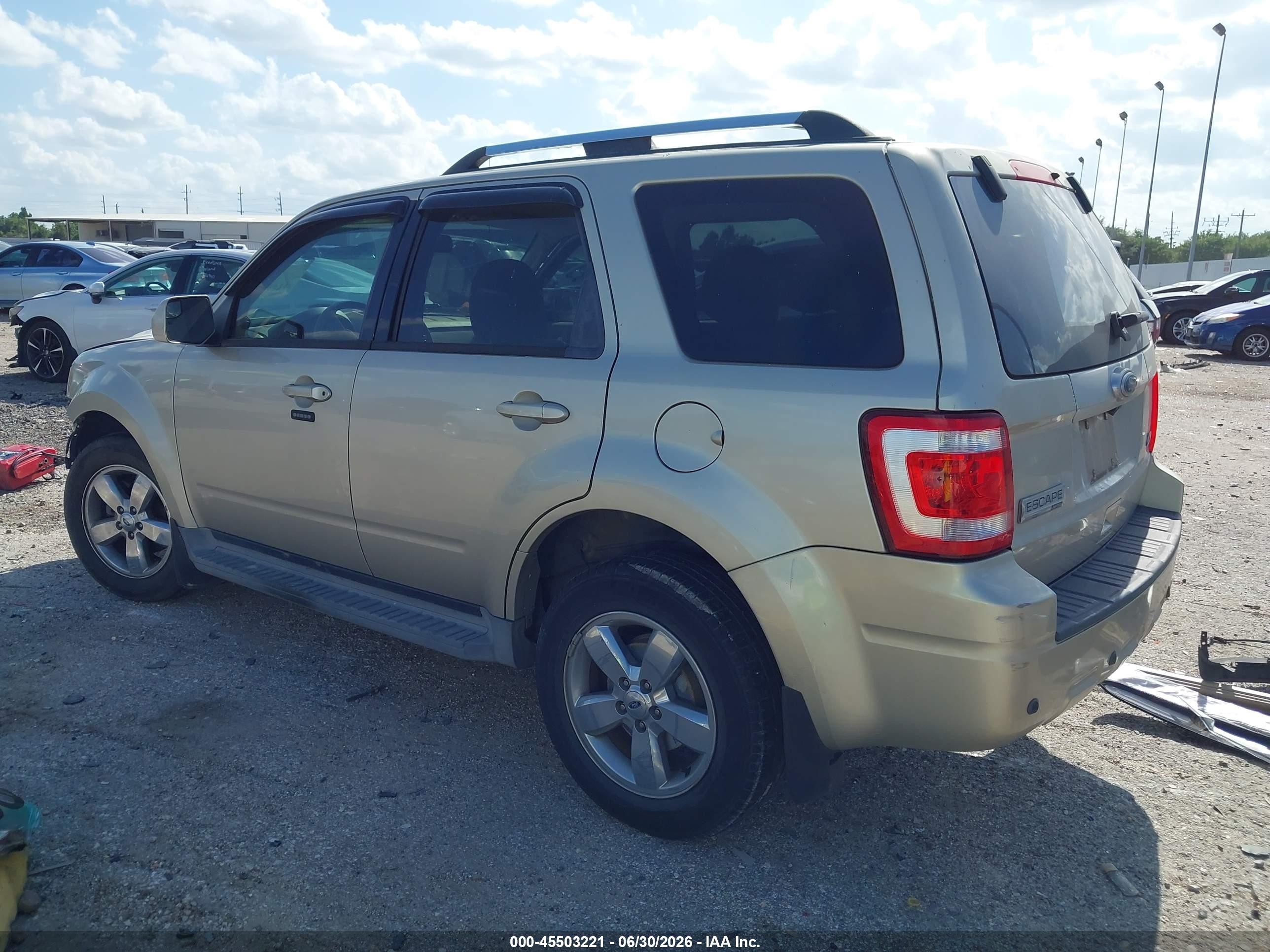 2011 Ford Escape Limited Желто-коричневый vin: 1FMCU9EG6BKA47810