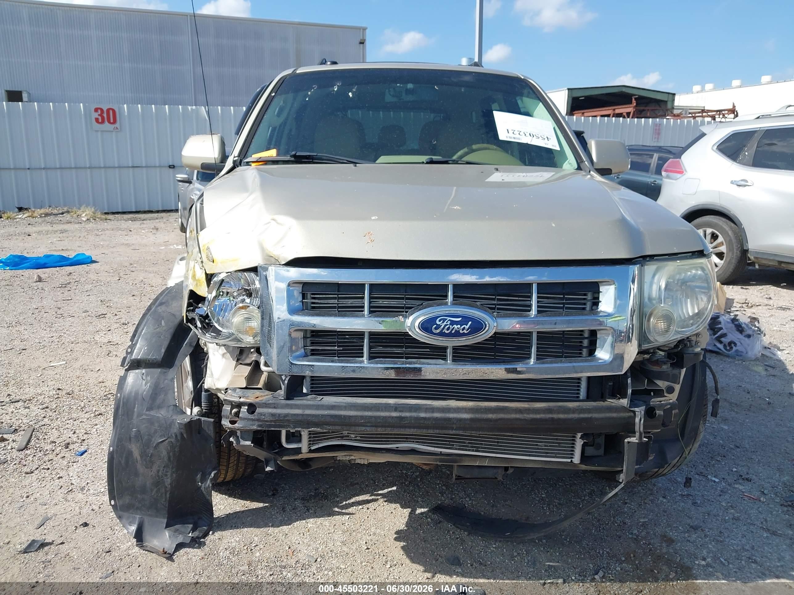 2011 Ford Escape Limited Желто-коричневый vin: 1FMCU9EG6BKA47810