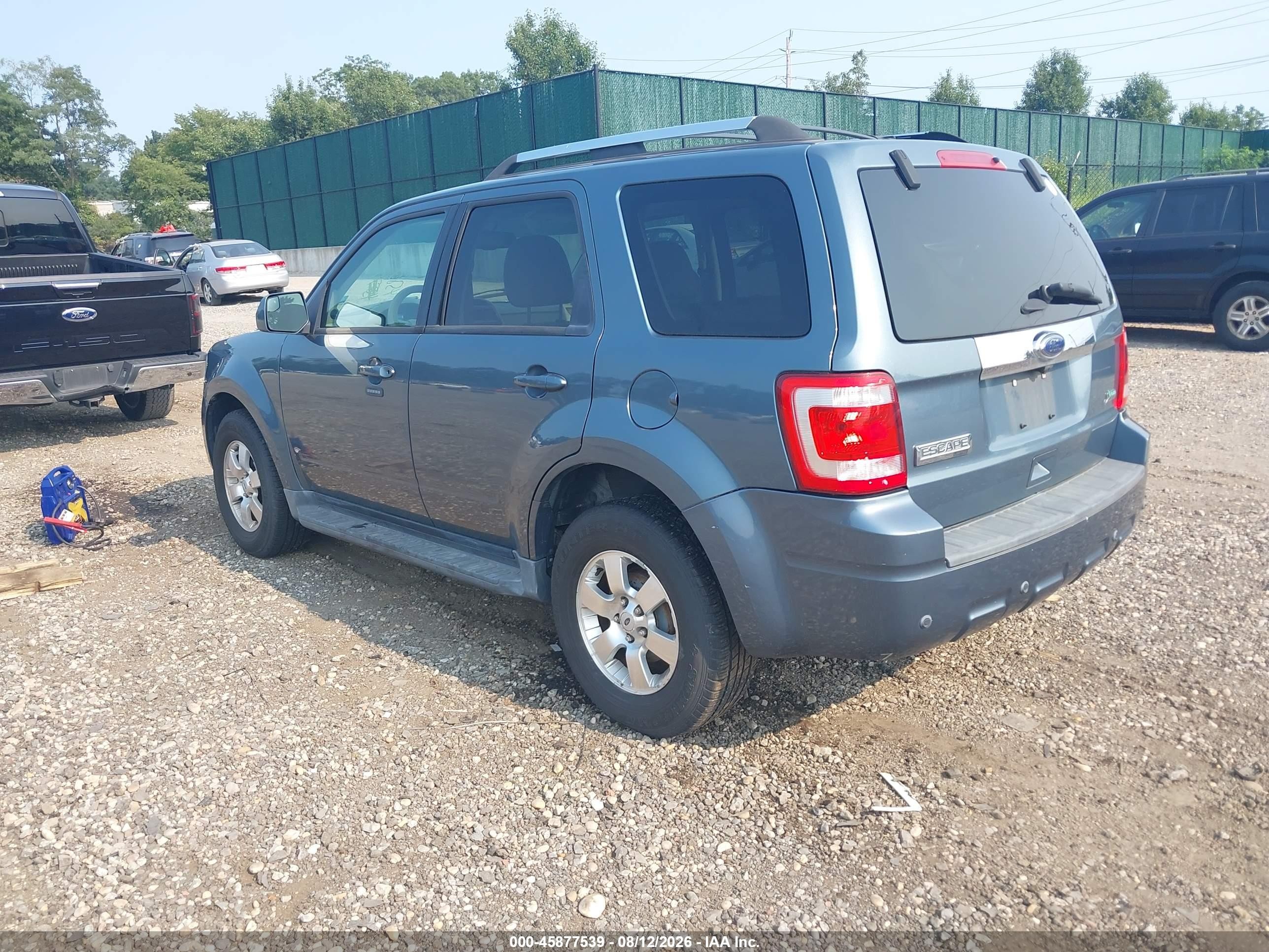 2011 Ford Escape Limited Blue vin: 1FMCU9EG6BKB43226