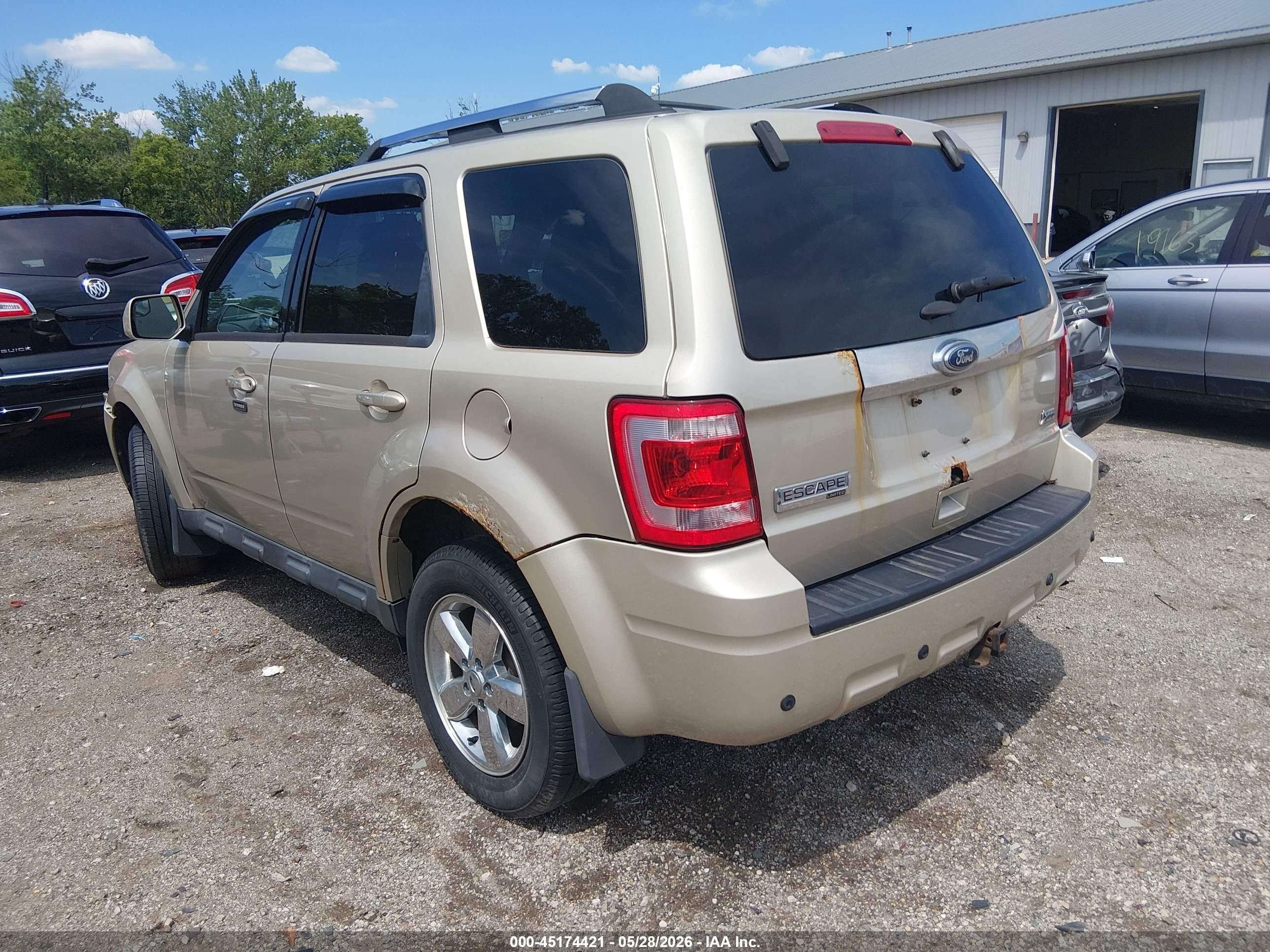 2012 Ford Escape Limited Gold vin: 1FMCU9EG6CKA60526