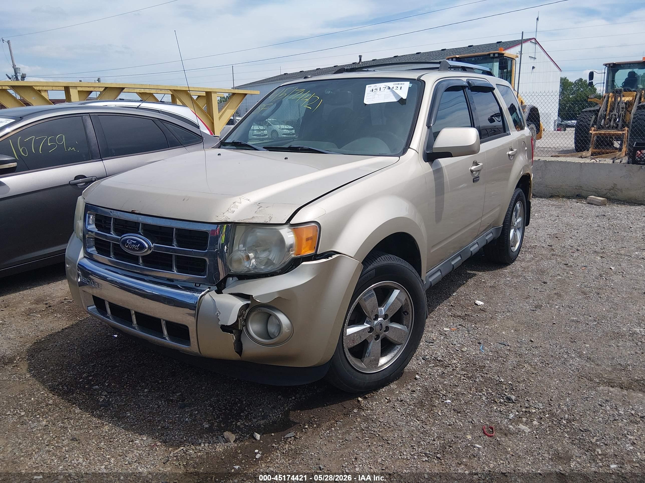 2012 Ford Escape Limited Gold vin: 1FMCU9EG6CKA60526