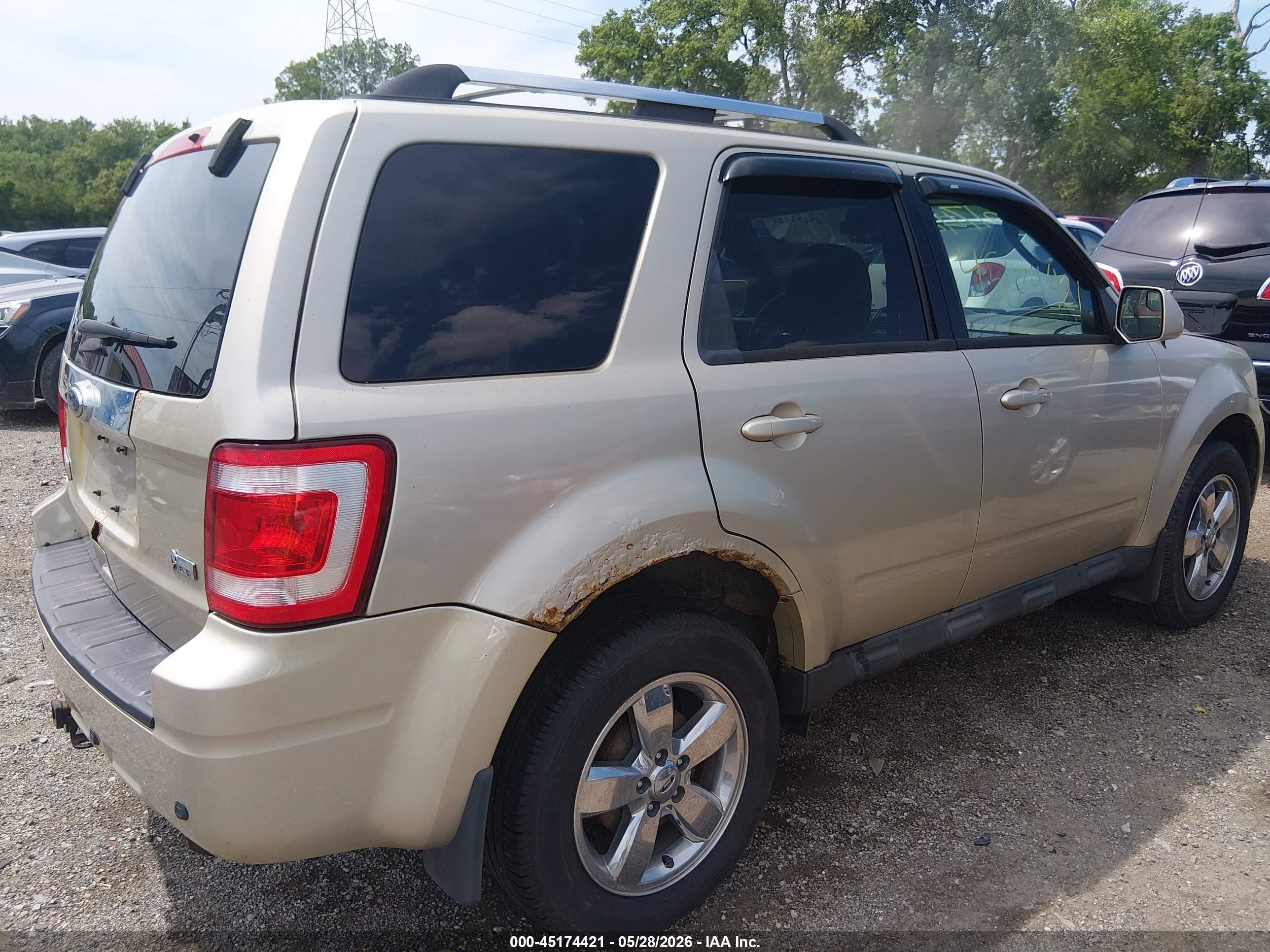 2012 Ford Escape Limited Gold vin: 1FMCU9EG6CKA60526