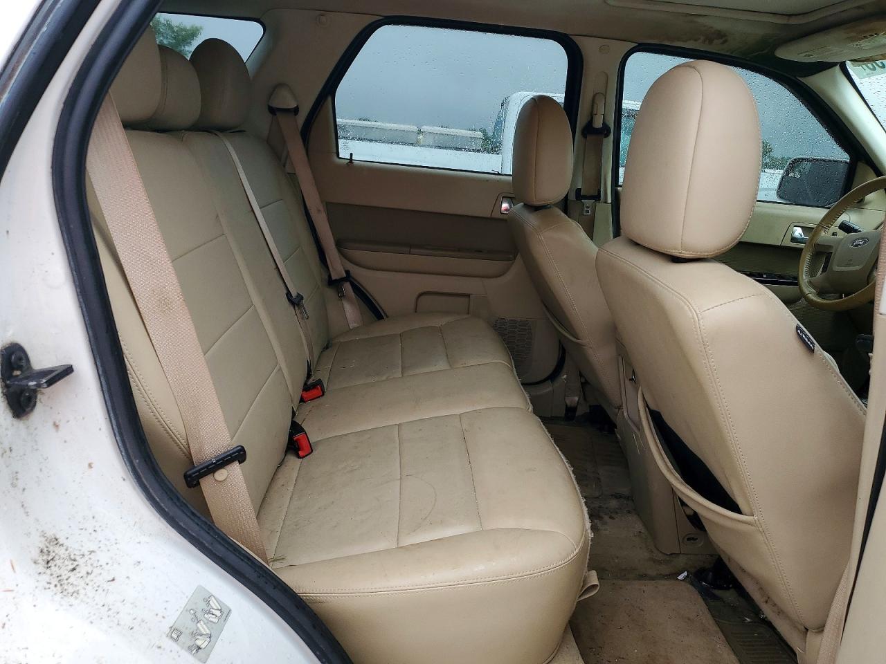 2012 Ford Escape Limited White vin: 1FMCU9EG6CKA72207