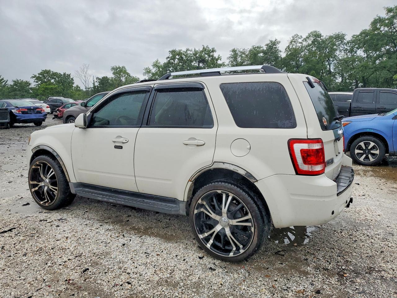 2012 Ford Escape Limited White vin: 1FMCU9EG6CKA72207