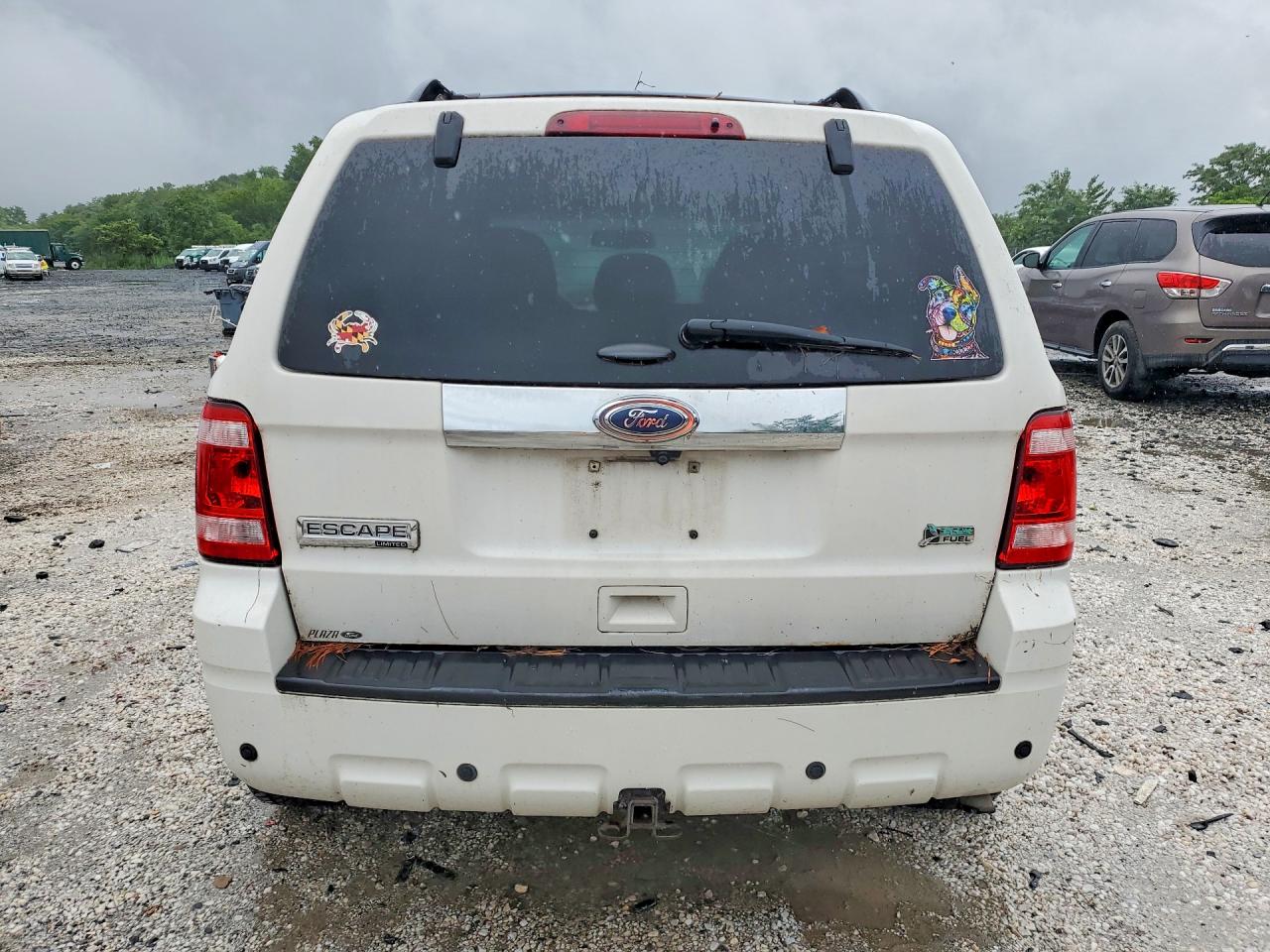 2012 Ford Escape Limited White vin: 1FMCU9EG6CKA72207