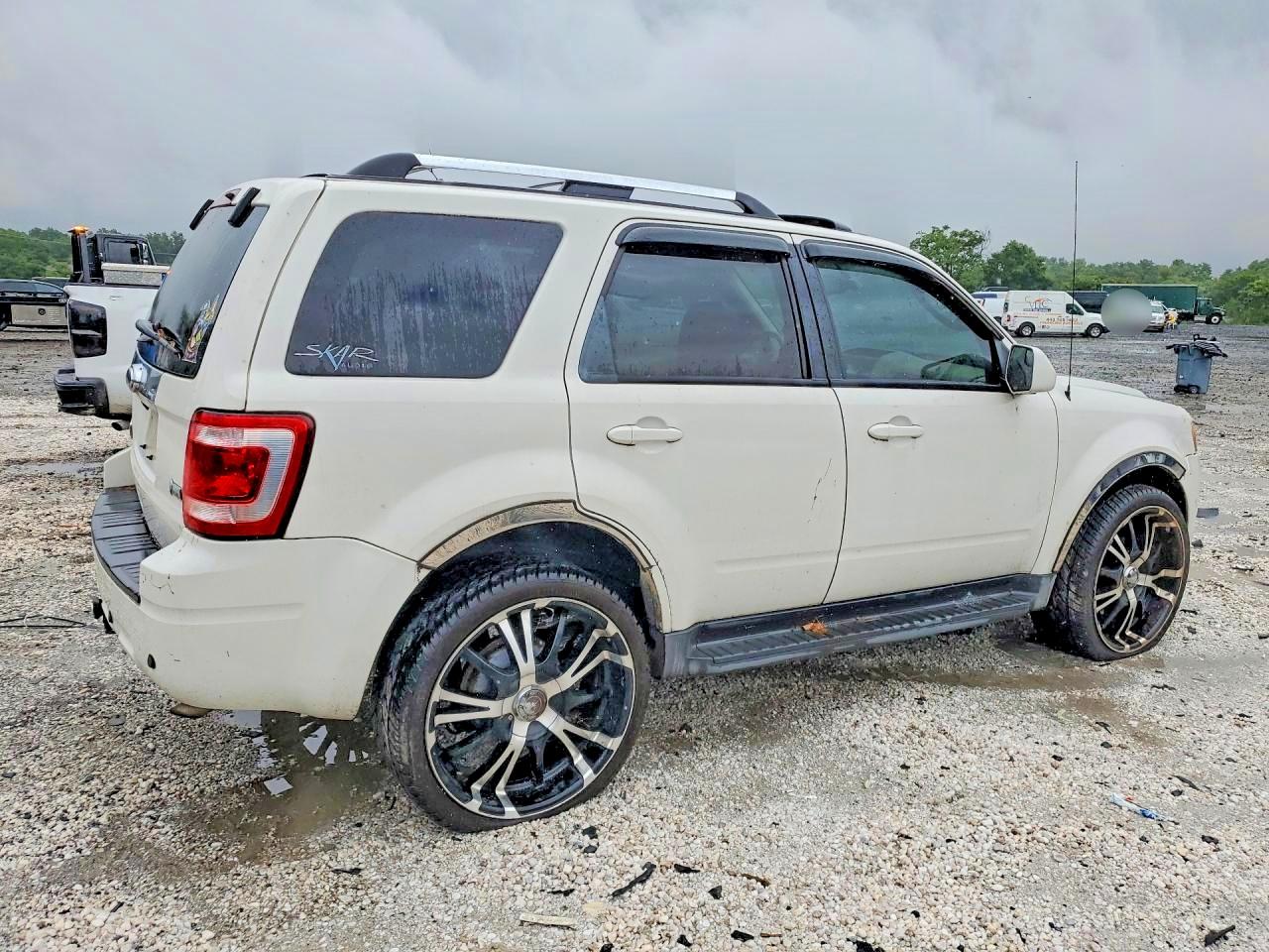 2012 Ford Escape Limited White vin: 1FMCU9EG6CKA72207