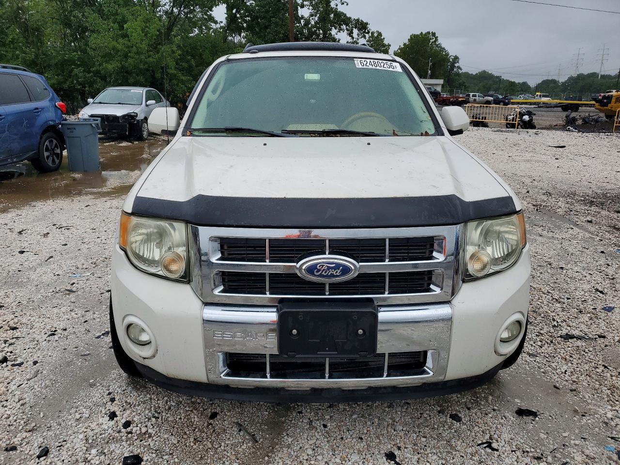 2012 Ford Escape Limited White vin: 1FMCU9EG6CKA72207