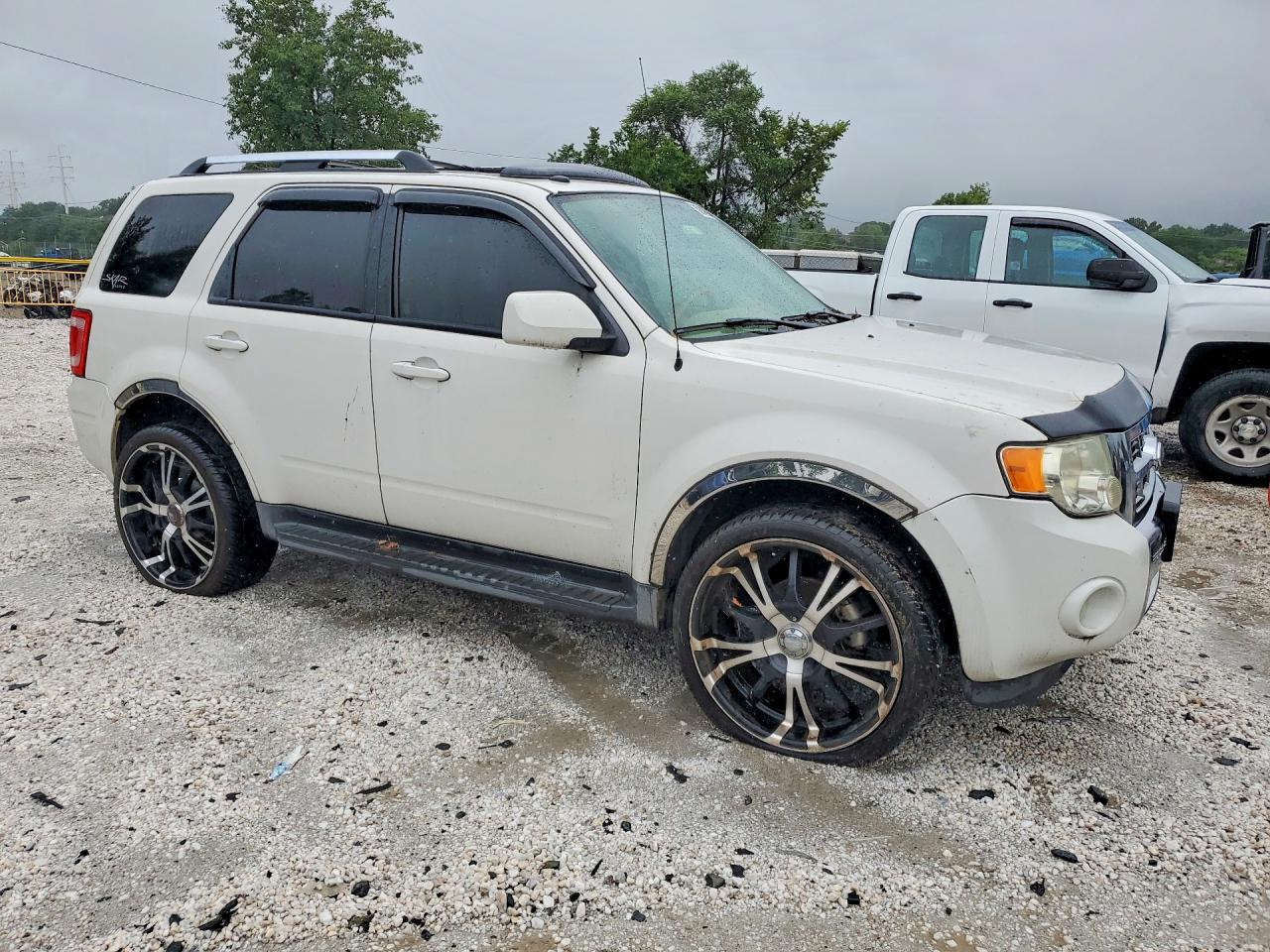 2012 Ford Escape Limited White vin: 1FMCU9EG6CKA72207