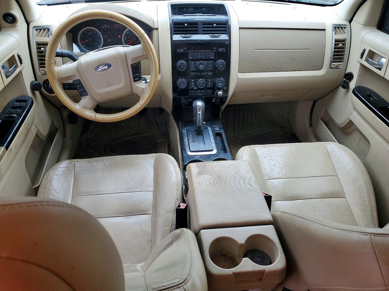 2012 Ford Escape Limited White vin: 1FMCU9EG6CKA72207