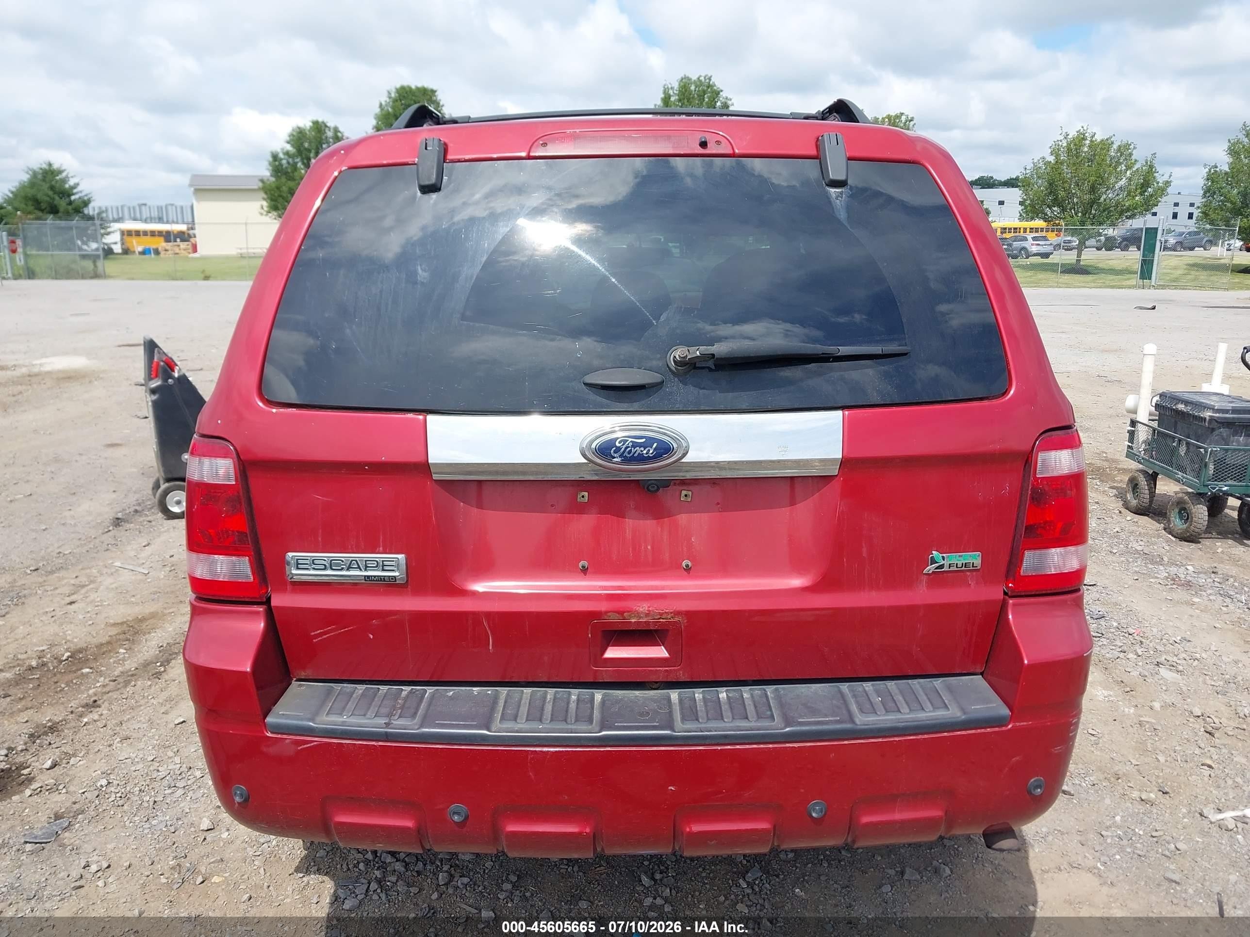 2012 Ford Escape Limited Red vin: 1FMCU9EG6CKB10549