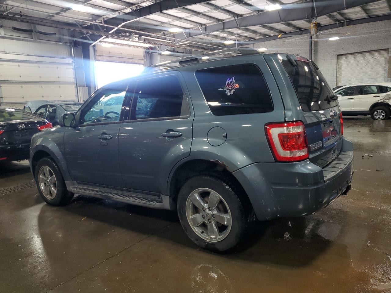 2012 Ford Escape Limited Blue vin: 1FMCU9EG6CKC44476