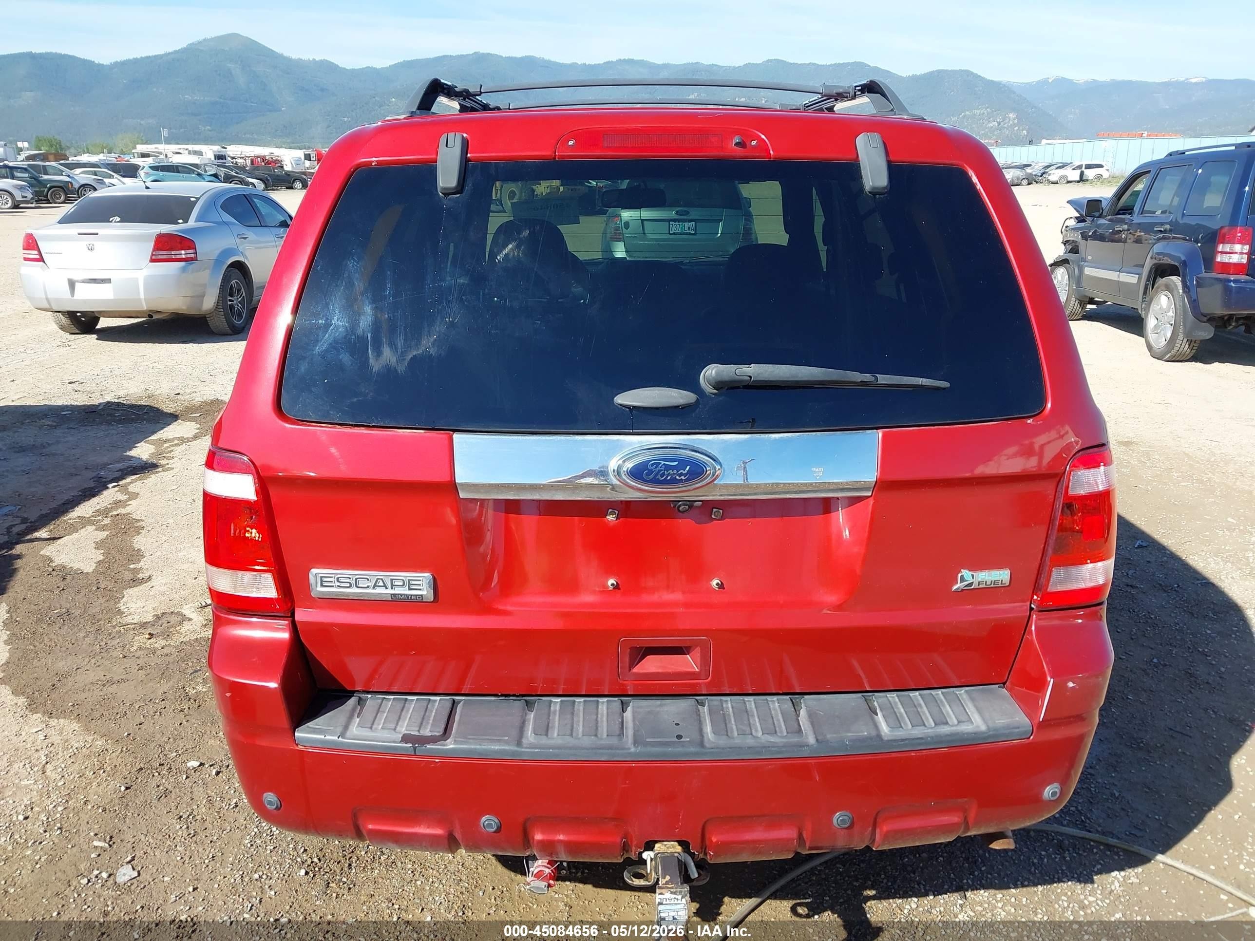 2012 Ford Escape Limited Red vin: 1FMCU9EG6CKC80037