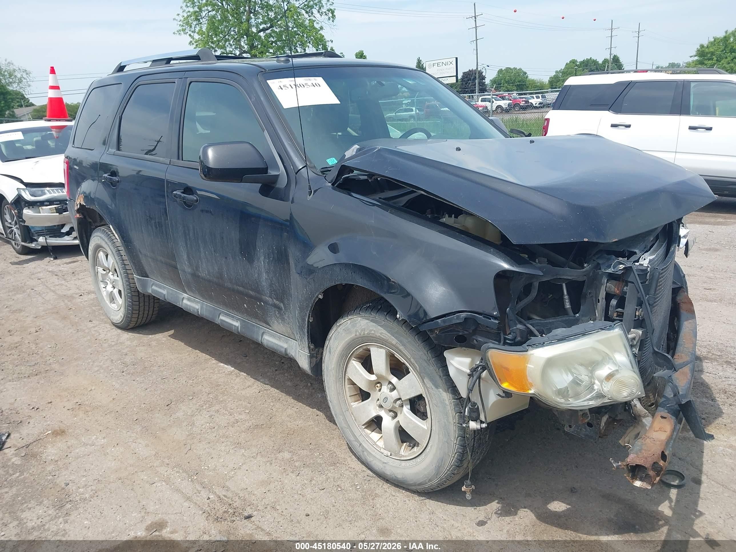 2010 Ford Escape Limited Black vin: 1FMCU9EG7AKA68437