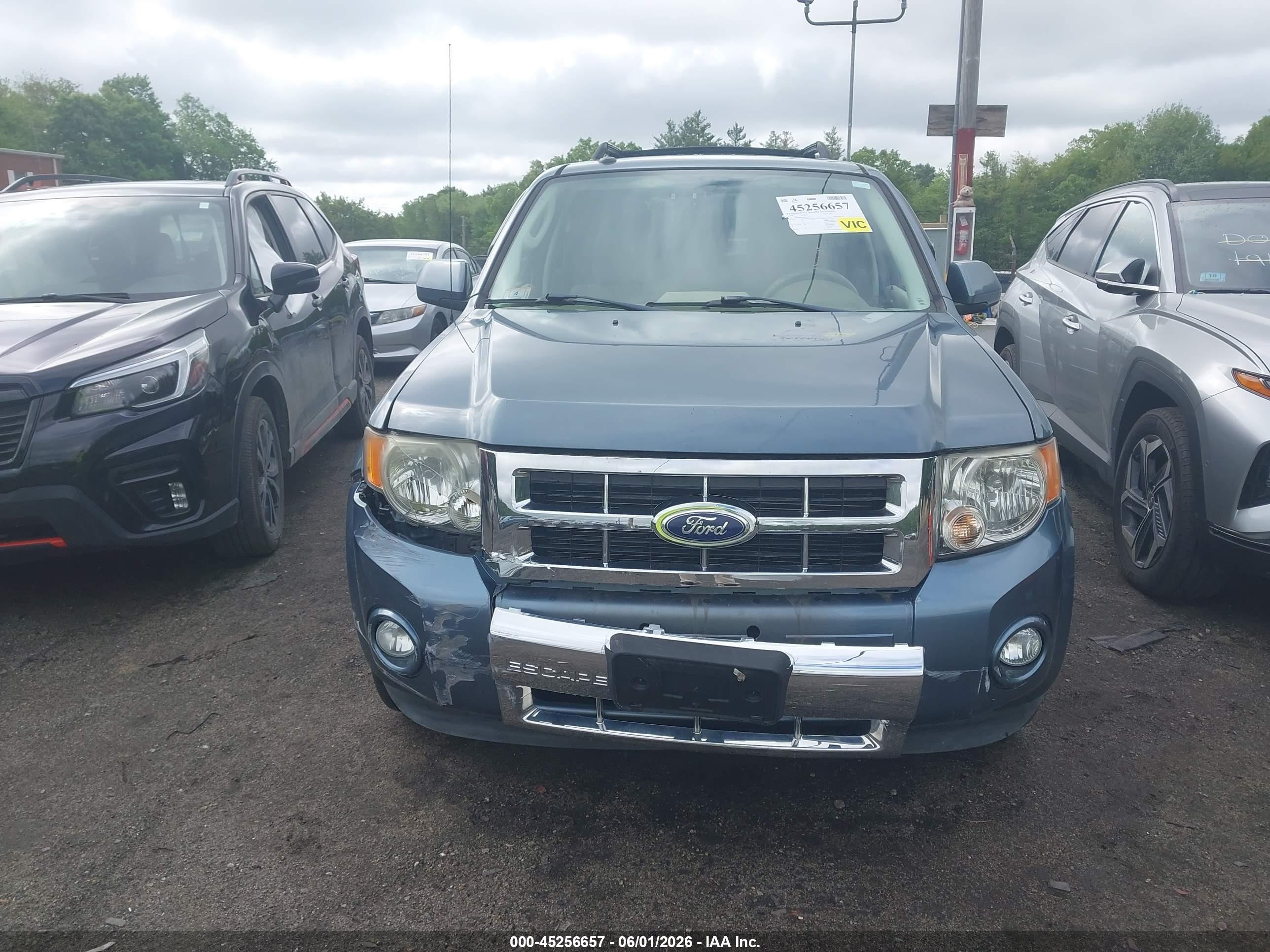 2010 Ford Escape Limited Blue vin: 1FMCU9EG7AKA73153