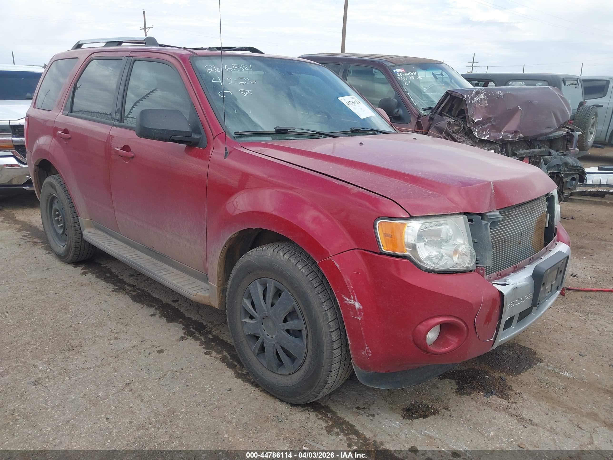 2010 Ford Escape Limited Red vin: 1FMCU9EG7AKB42679