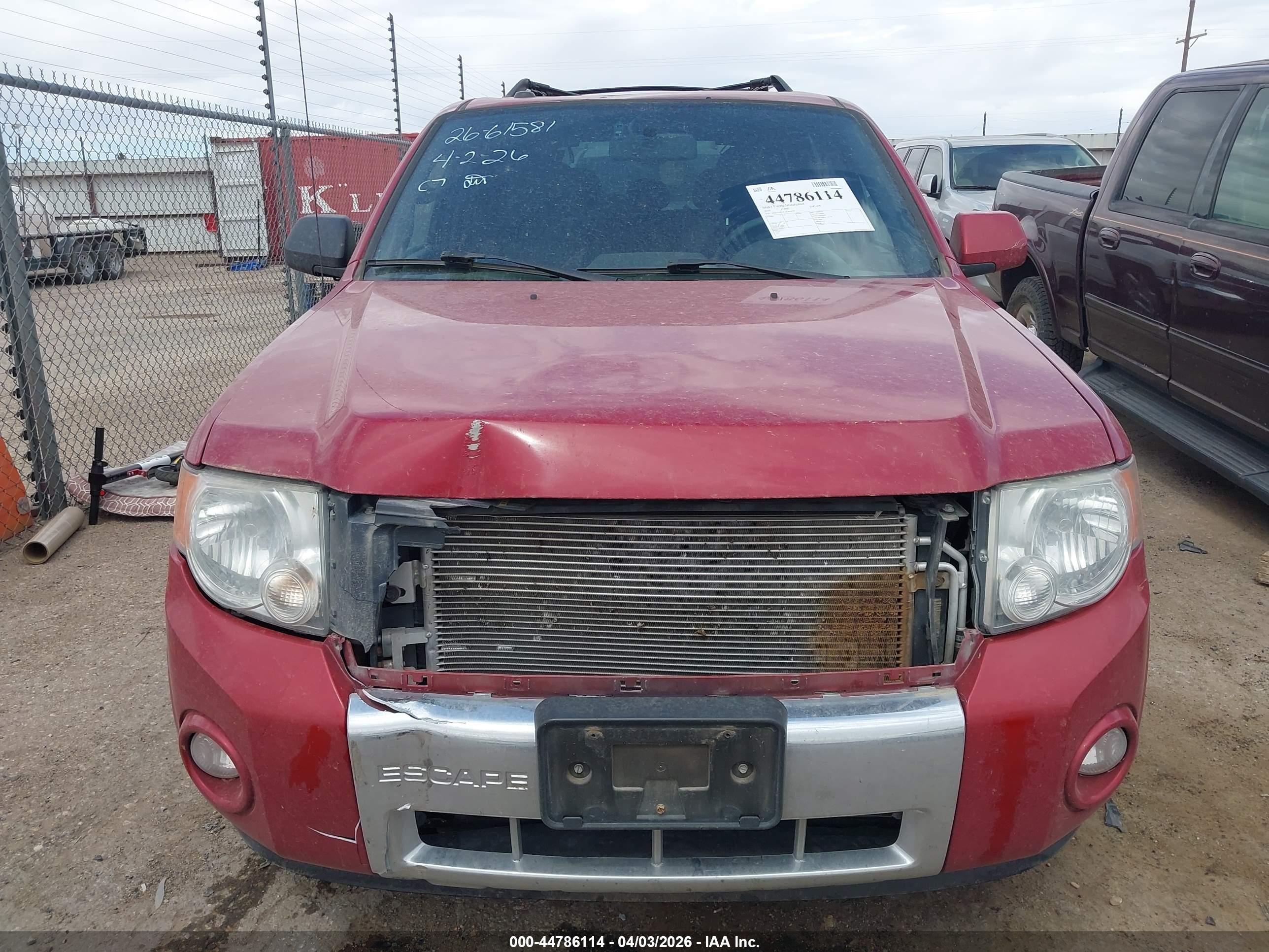 2010 Ford Escape Limited Красный vin: 1FMCU9EG7AKB42679