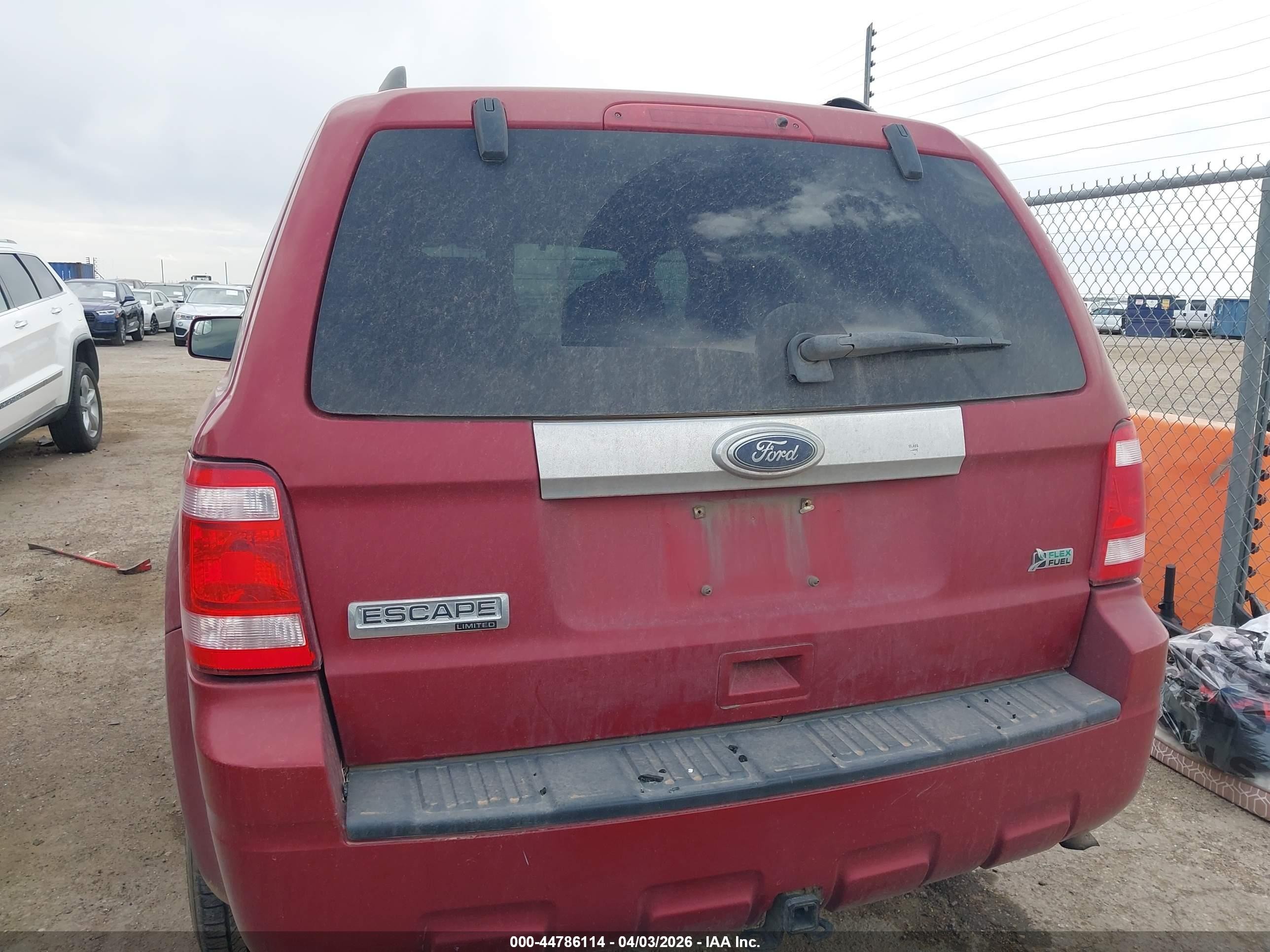 2010 Ford Escape Limited Красный vin: 1FMCU9EG7AKB42679