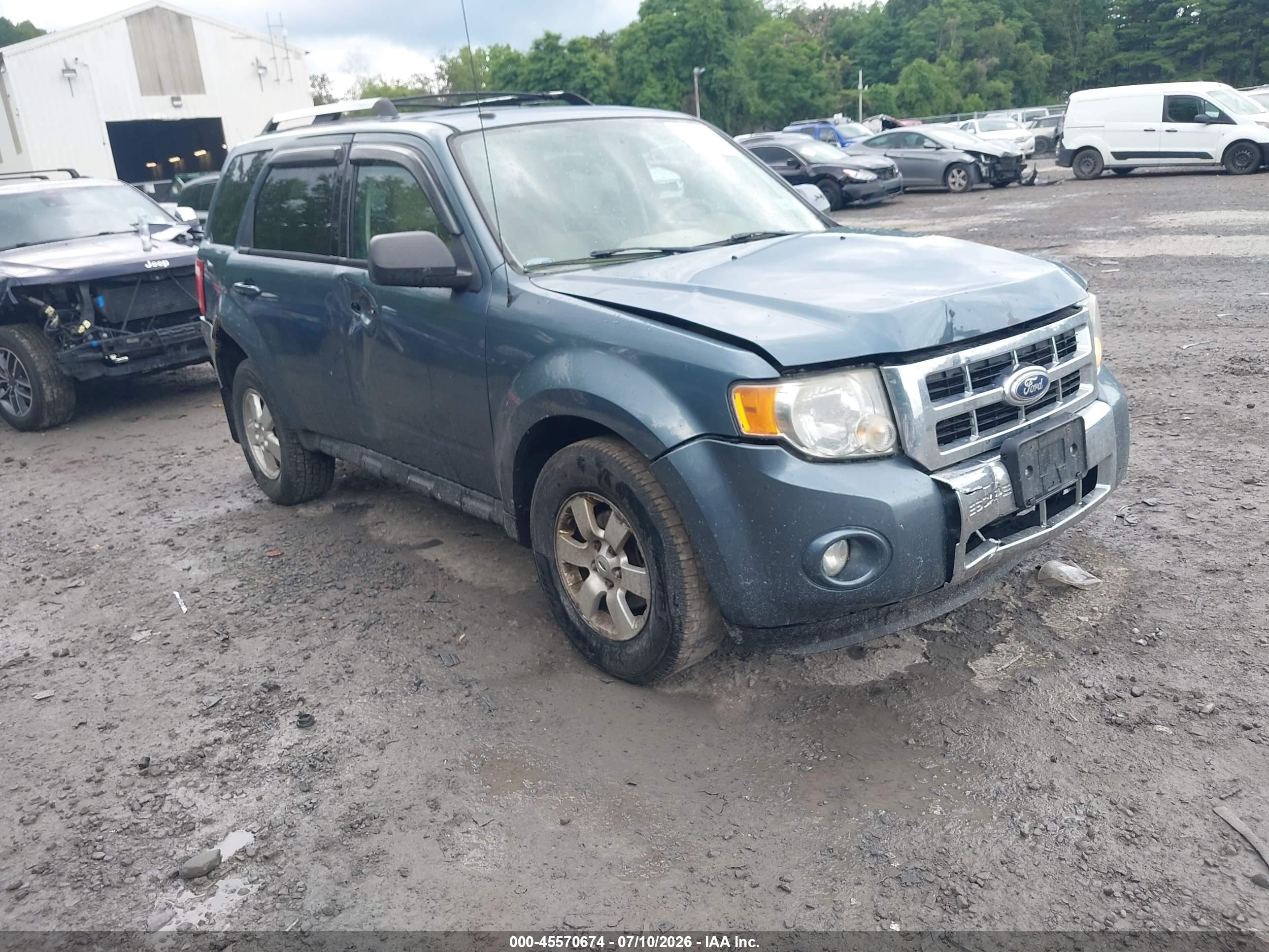 2010 Ford Escape Limited Blue vin: 1FMCU9EG7AKC27151